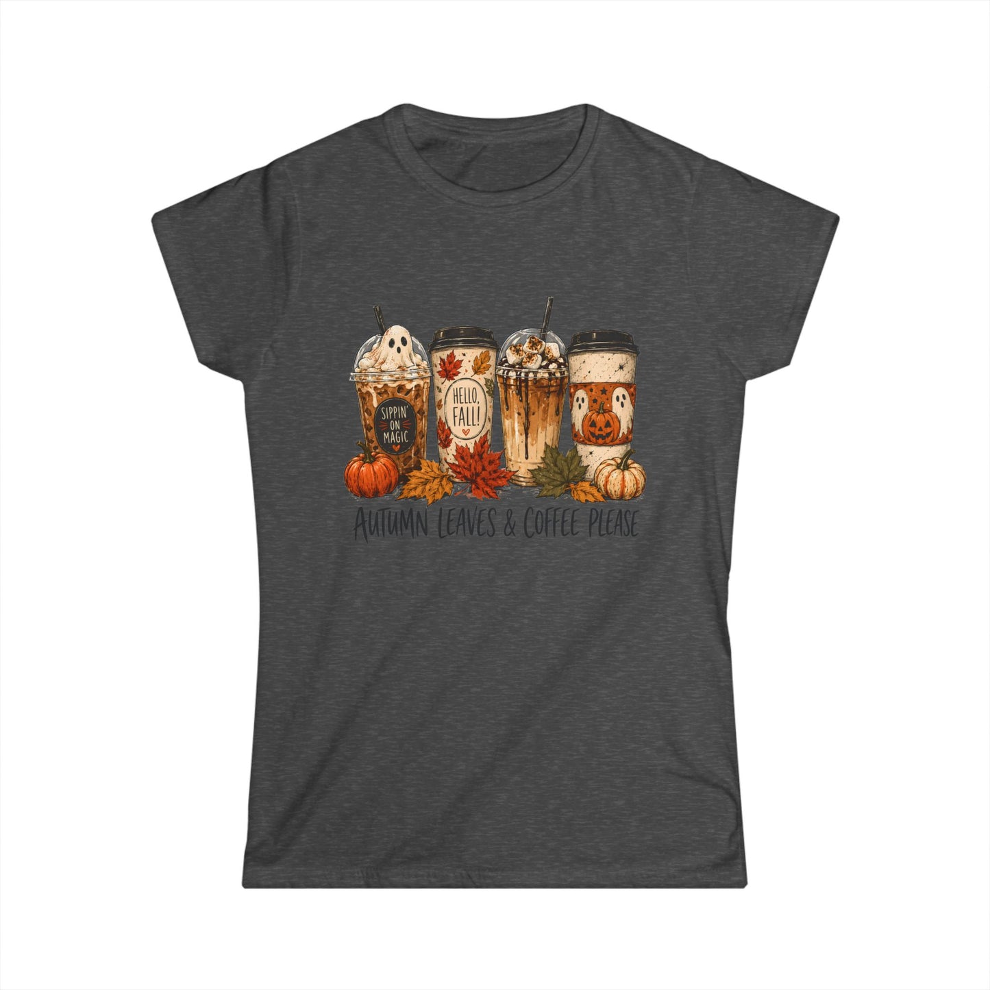 Women's Softstyle Tee — Cozy Fall Essential Lightweight Cotton Tee