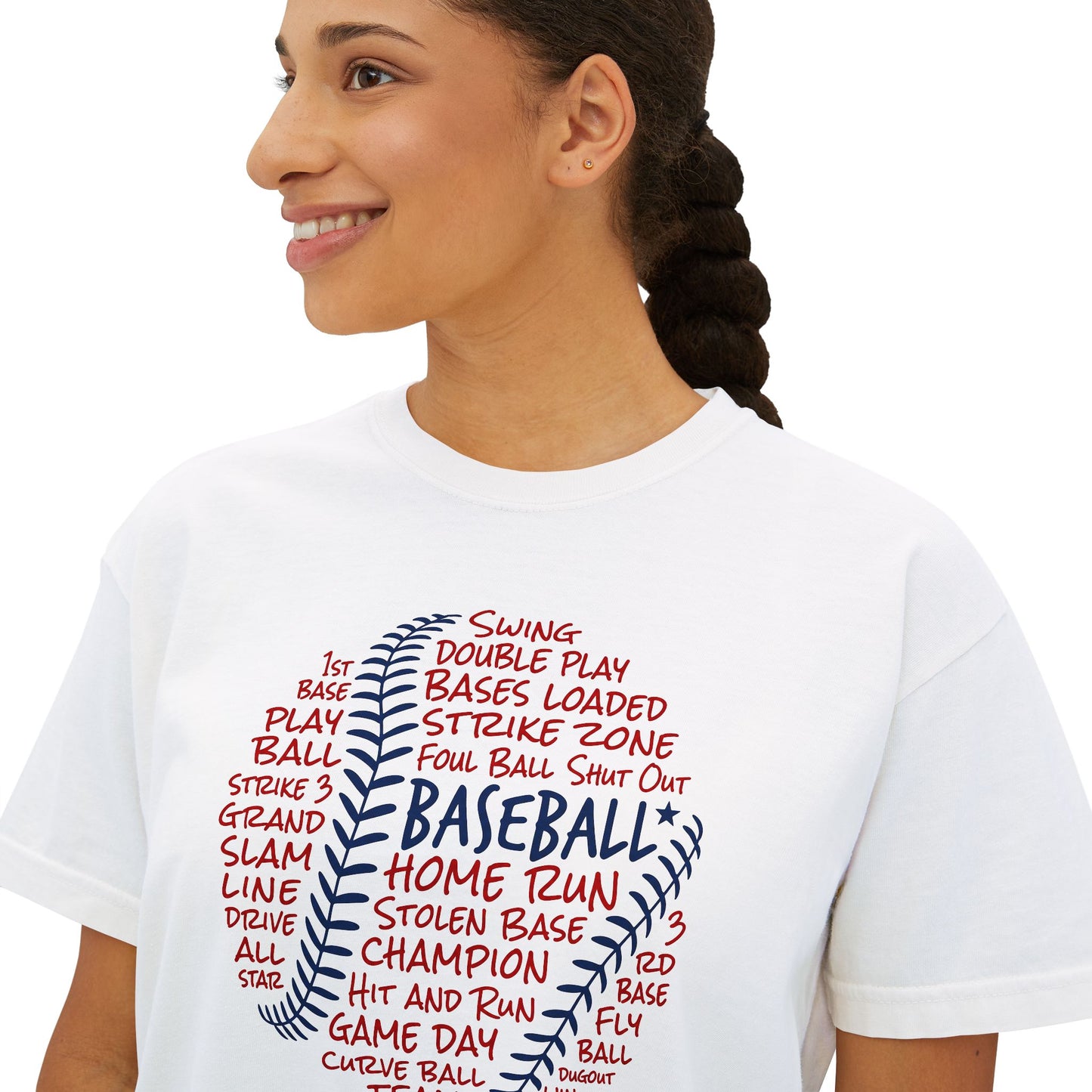 Baseball Women's Boxy Tee