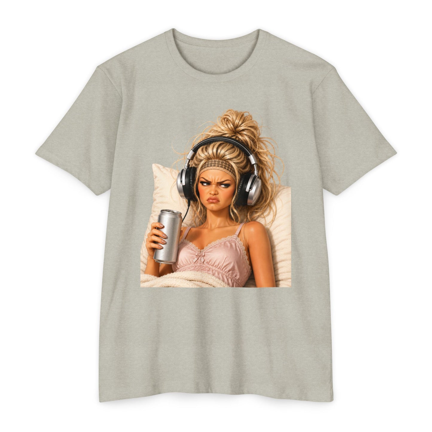 Grumpy Blonde Cotton Blend Tee