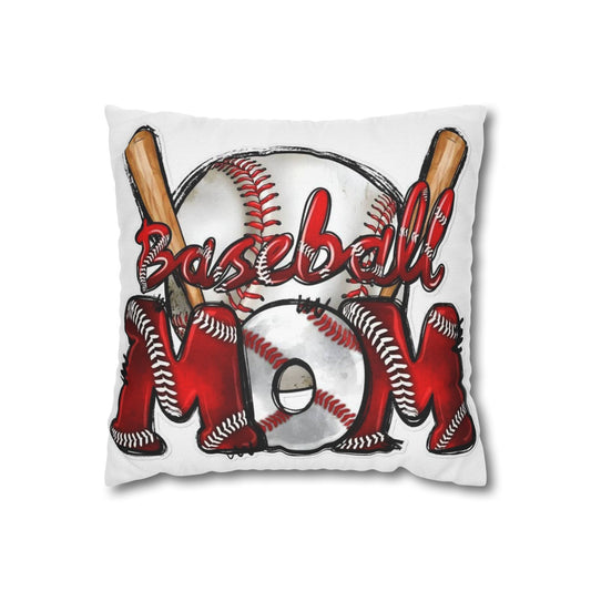 Baseball Mom Square Pillowcase