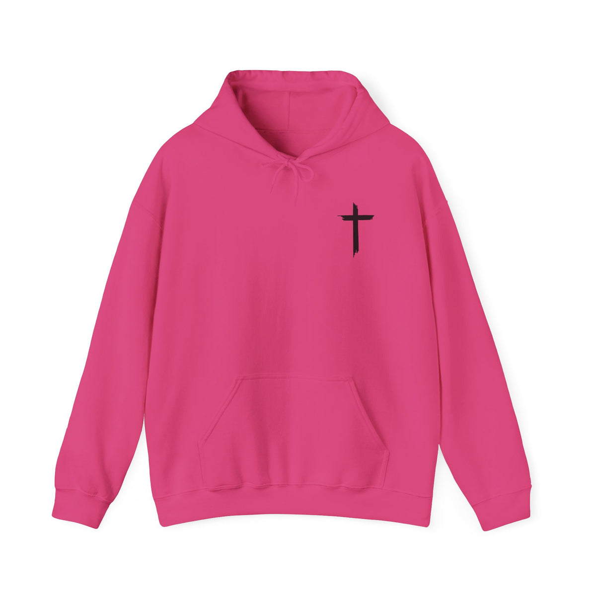 Brushstroke Cross Hoodie