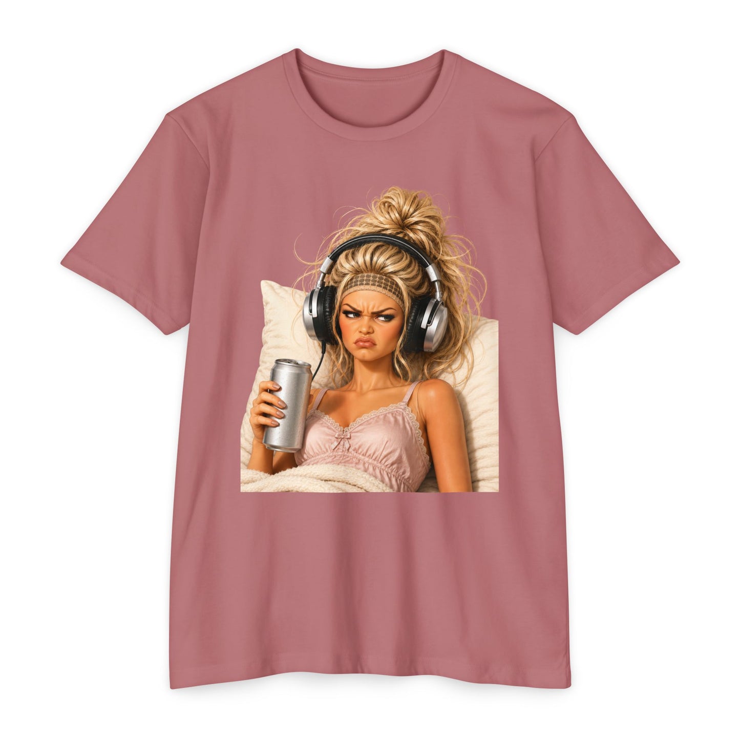 Grumpy Blonde Cotton Blend Tee