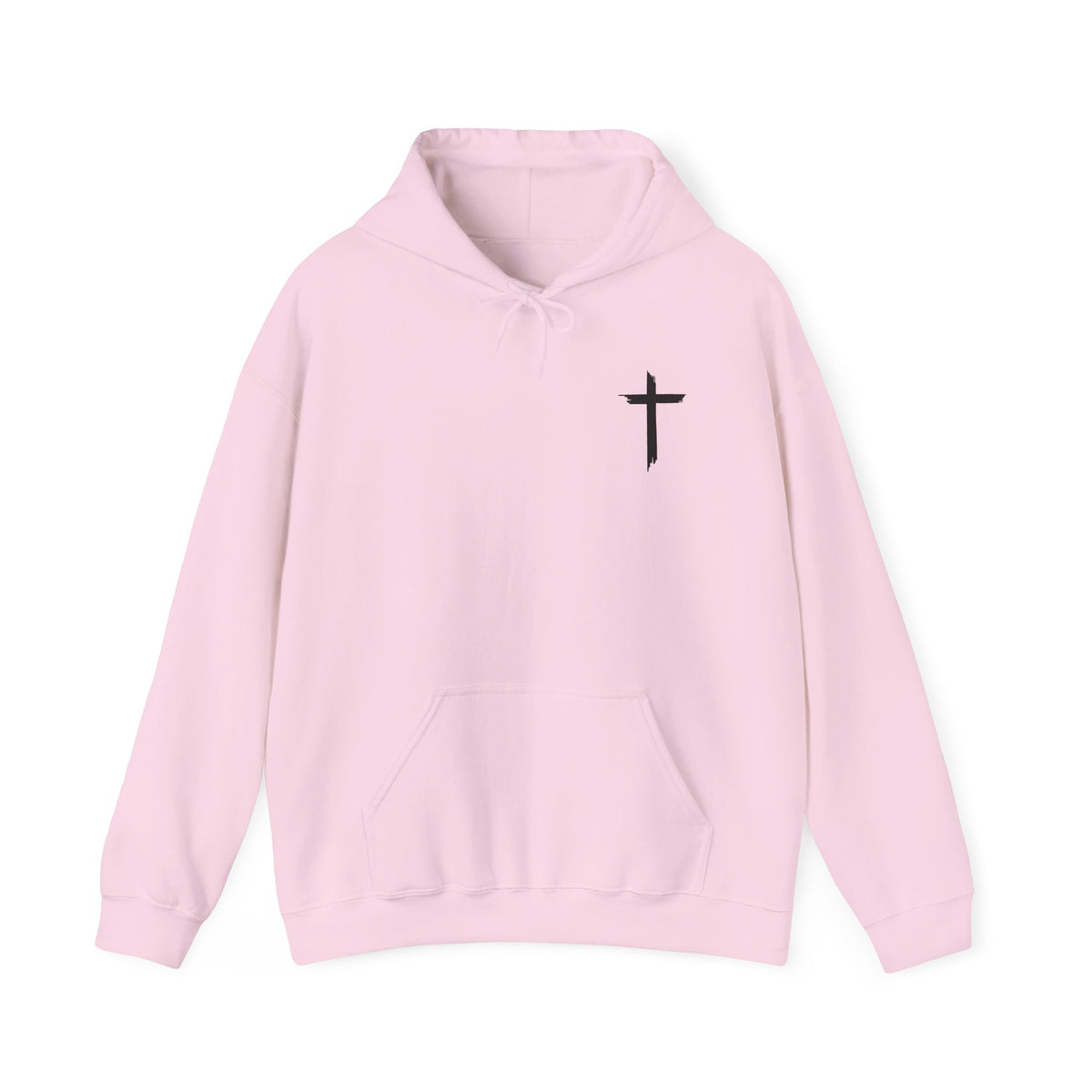 Brushstroke Cross Hoodie