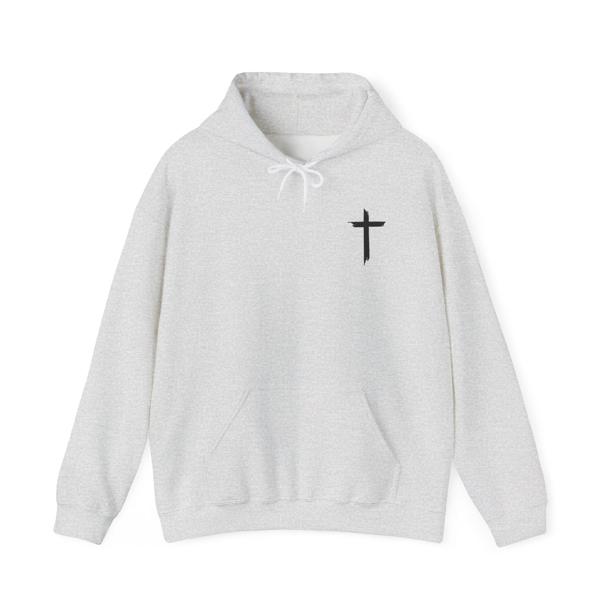 Brushstroke Cross Hoodie