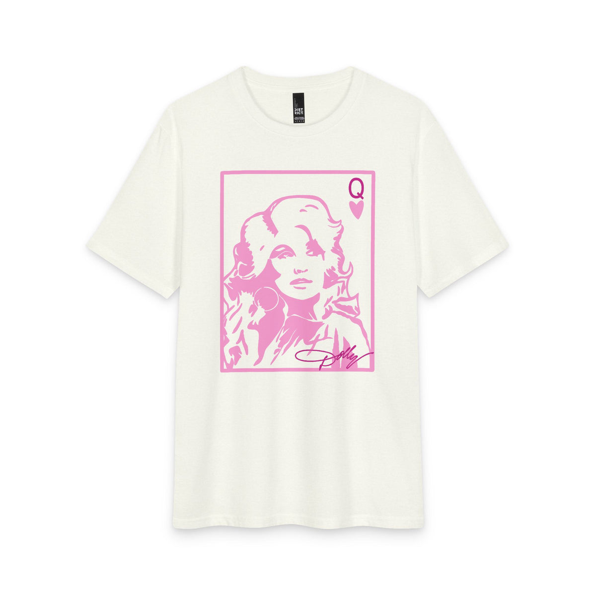 Queen of Hearts Pink Portrait T‑Shirt