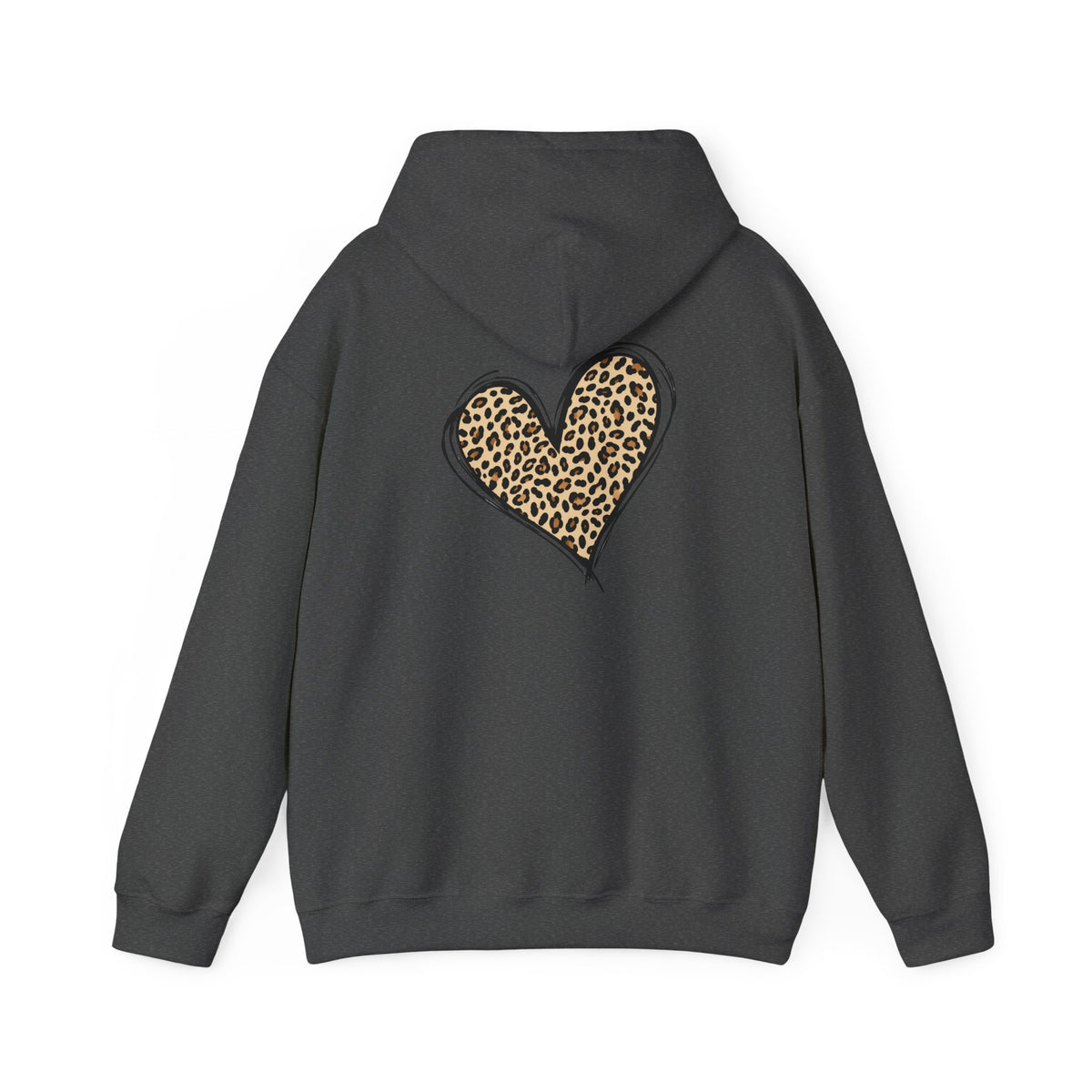 Leopard Heart Hoodie