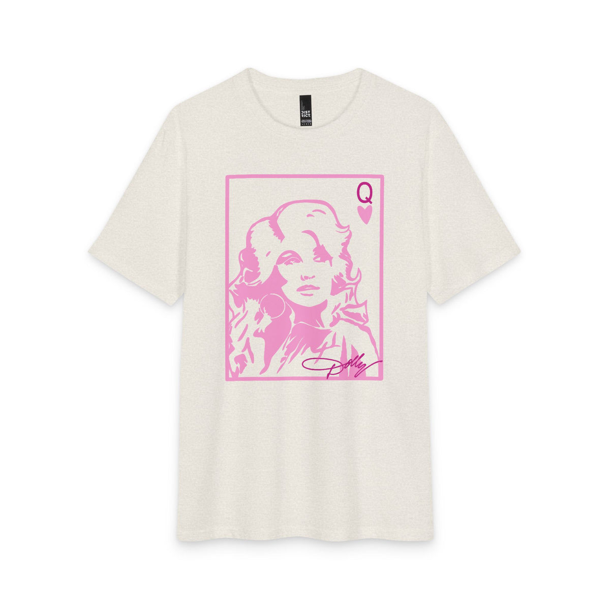 Queen of Hearts Pink Portrait T‑Shirt