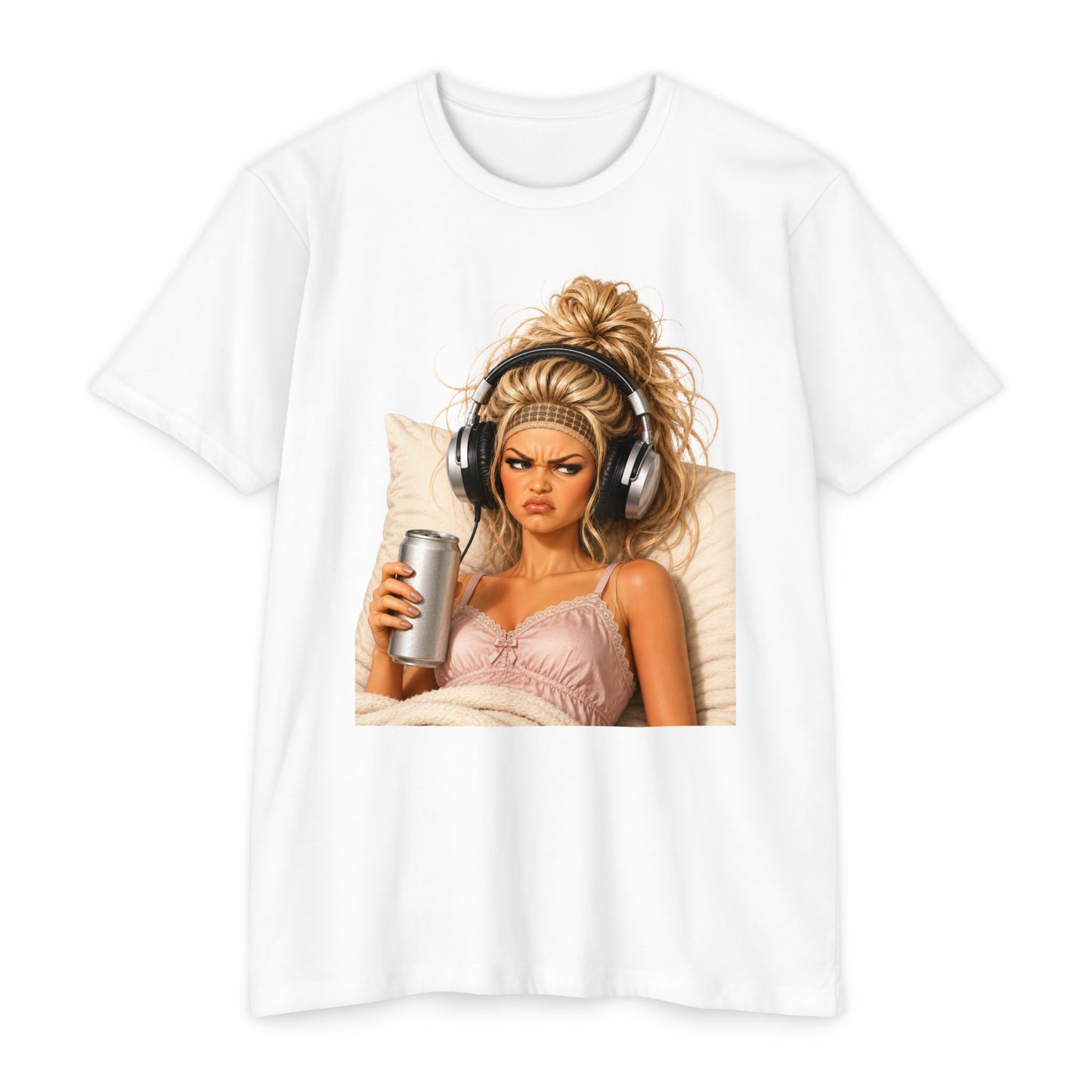 Grumpy Blonde Cotton Blend Tee