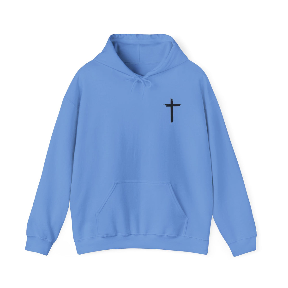 Brushstroke Cross Hoodie