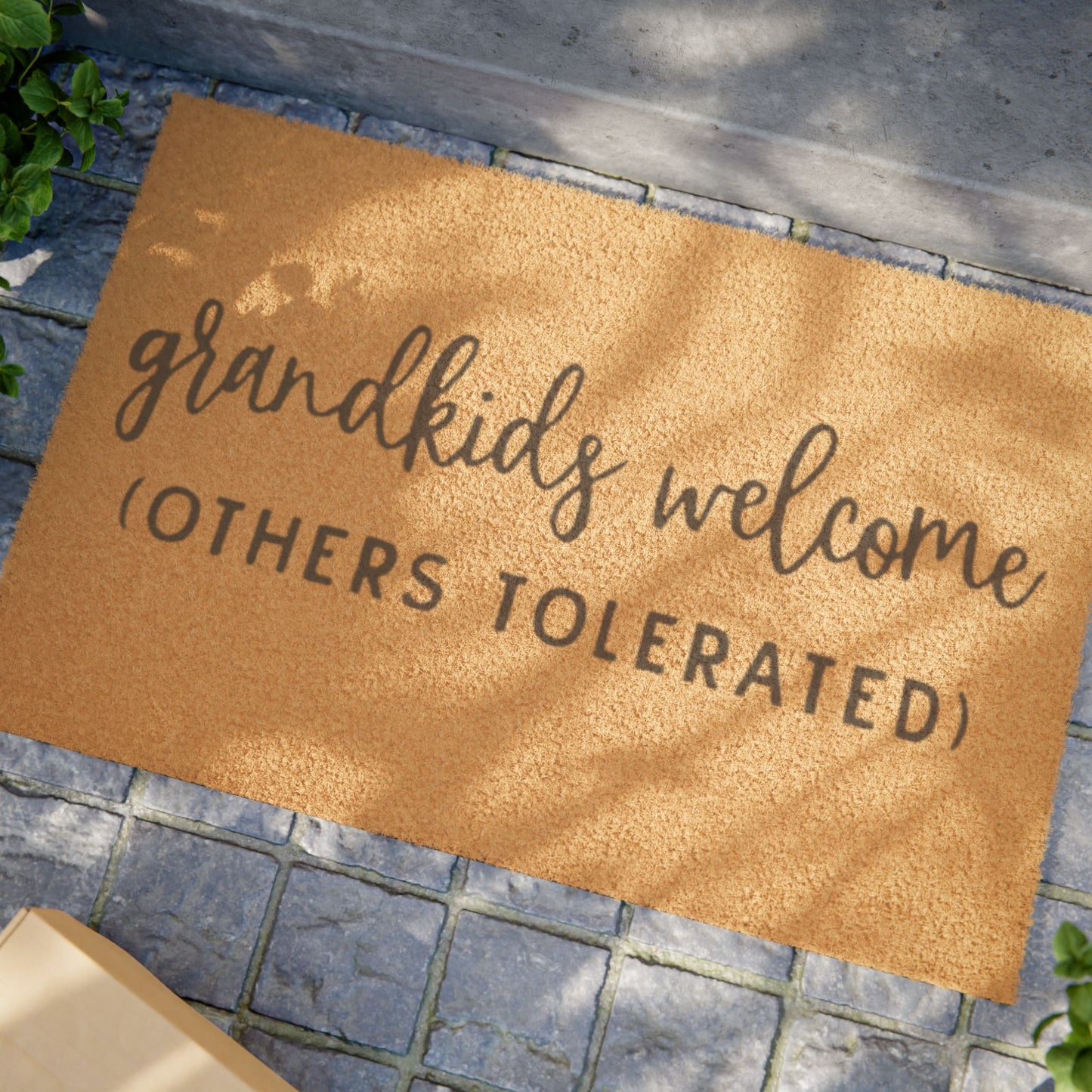 Grandkids Welcome Doormat