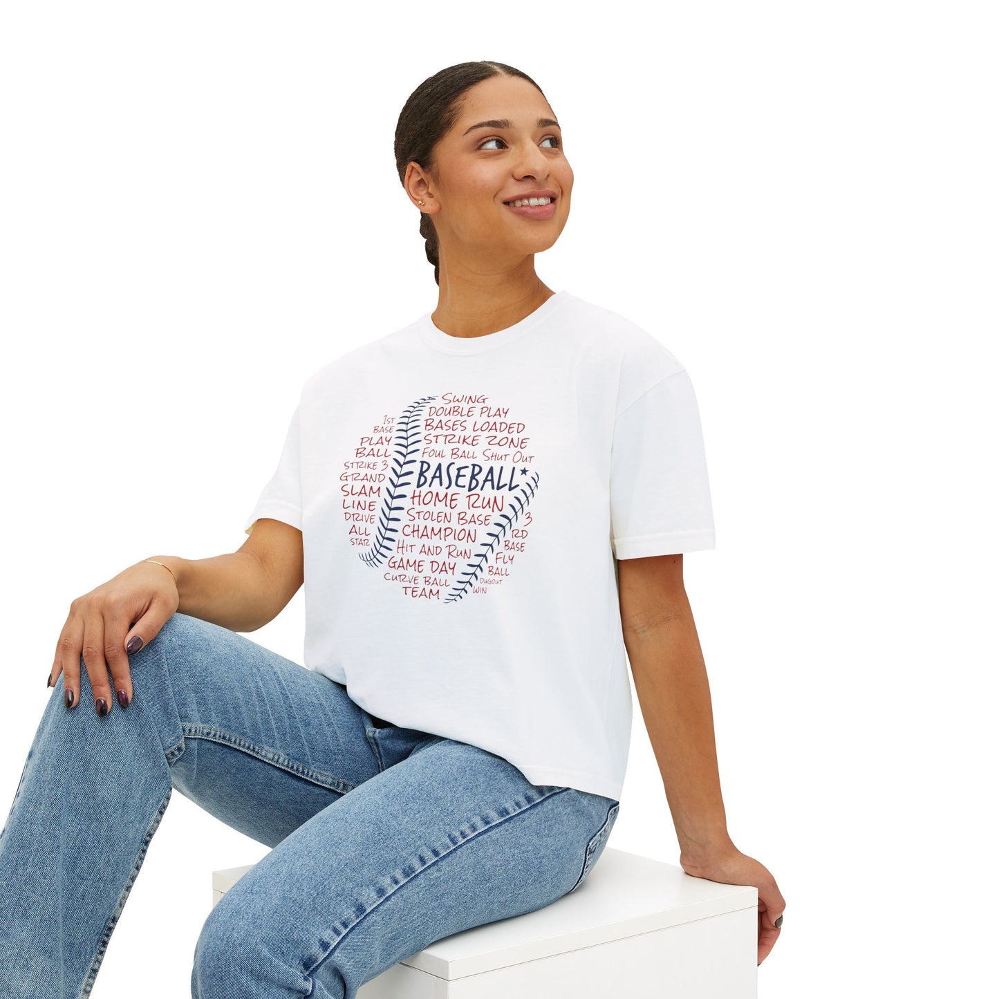 Baseball Women's Boxy Tee