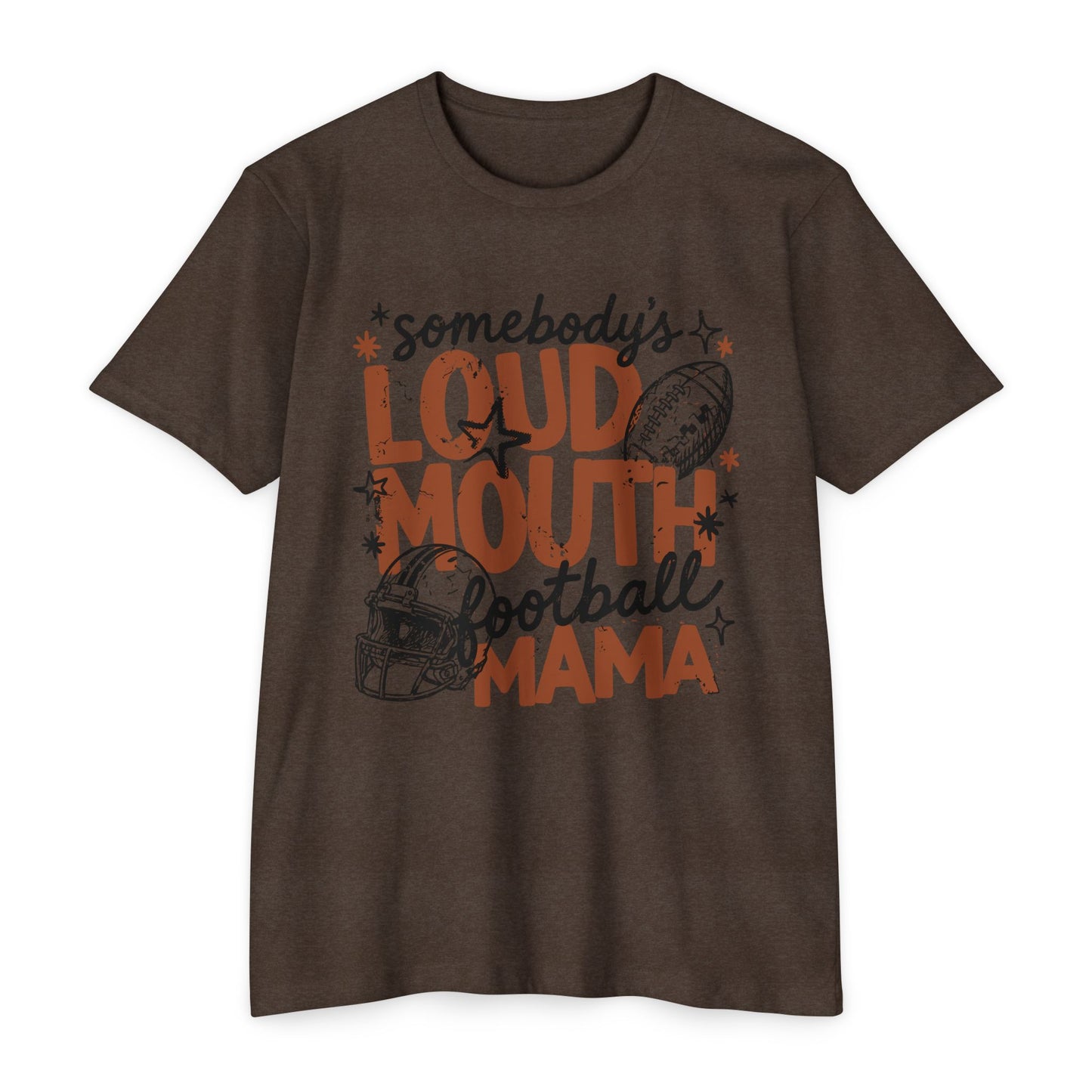 Somebody's Loud Mouth Football Mama T-Shirt