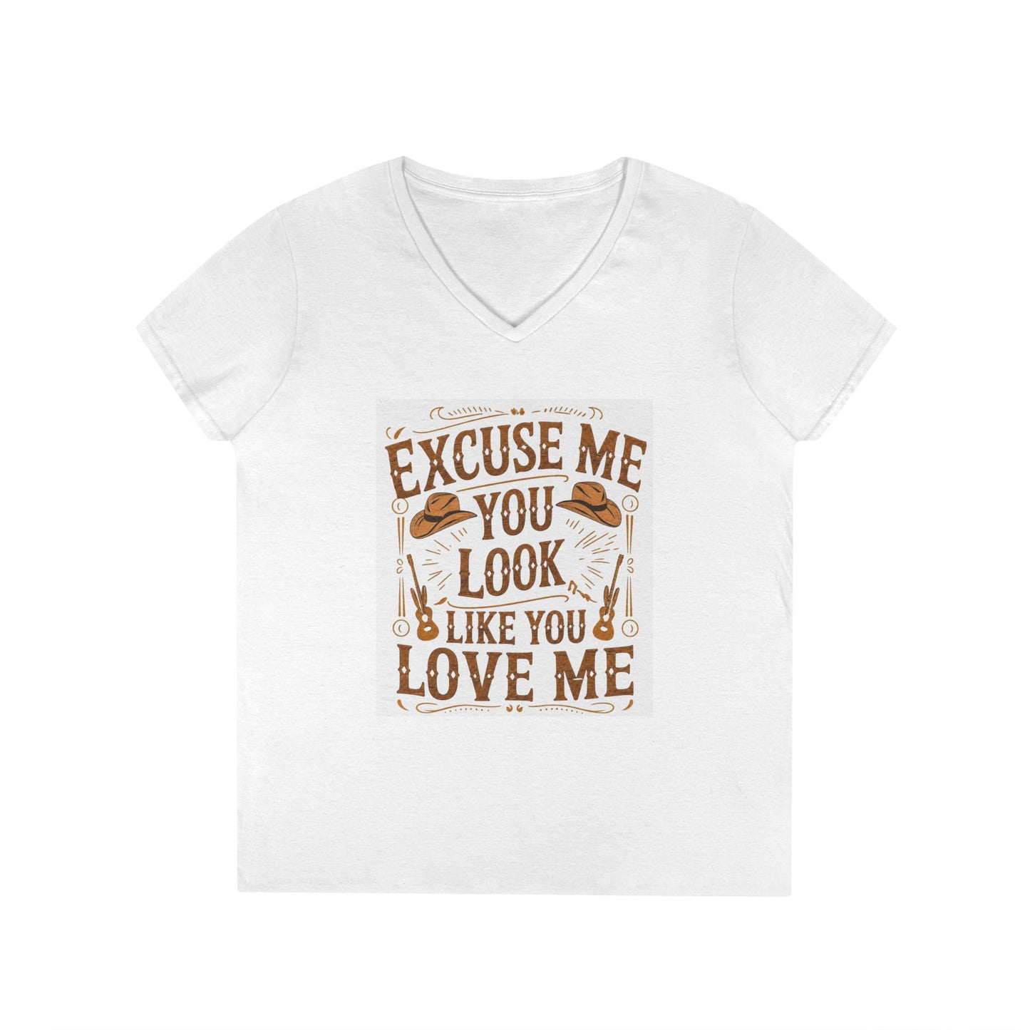Excuse Me You Look Like You Love Me V-Neck T-Shirt