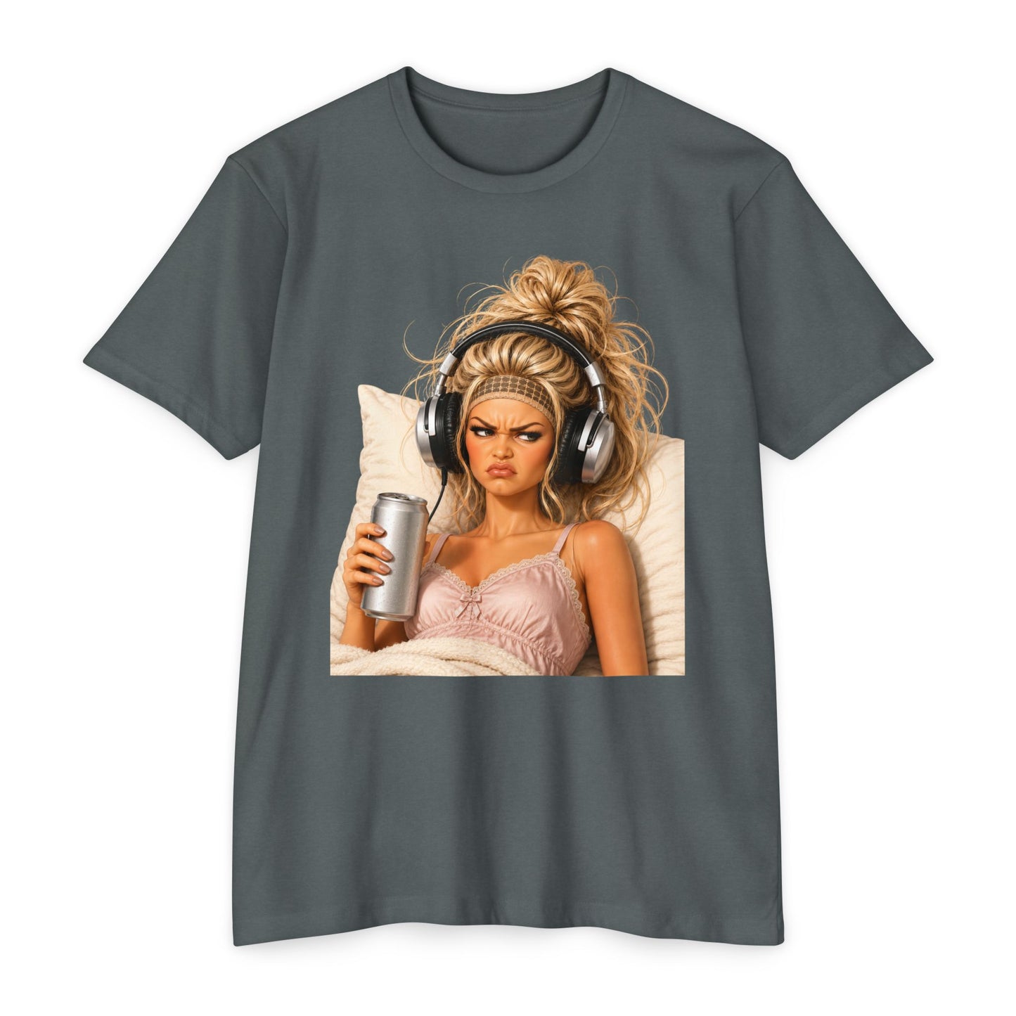 Grumpy Blonde Cotton Blend Tee
