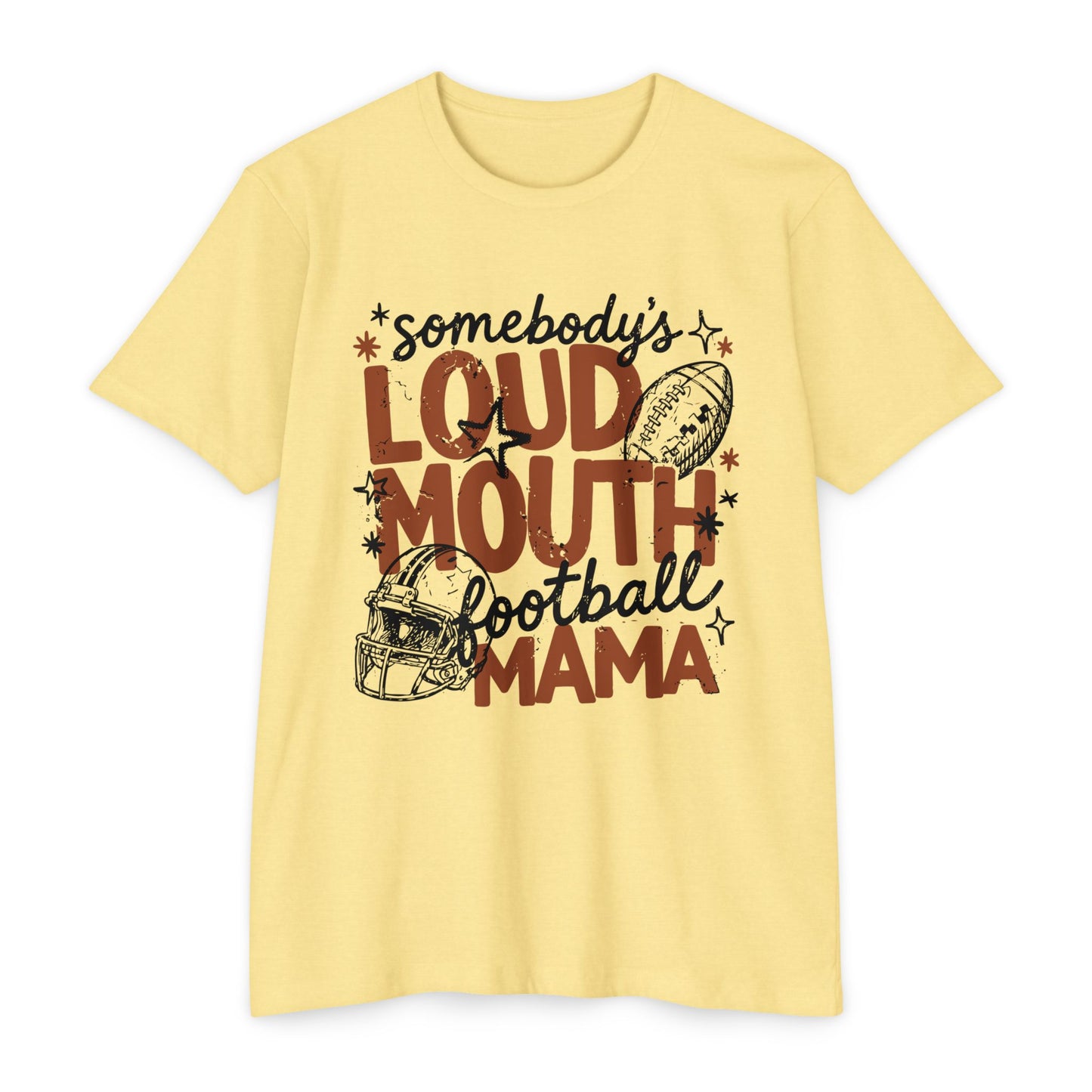 Somebody's Loud Mouth Football Mama T-Shirt
