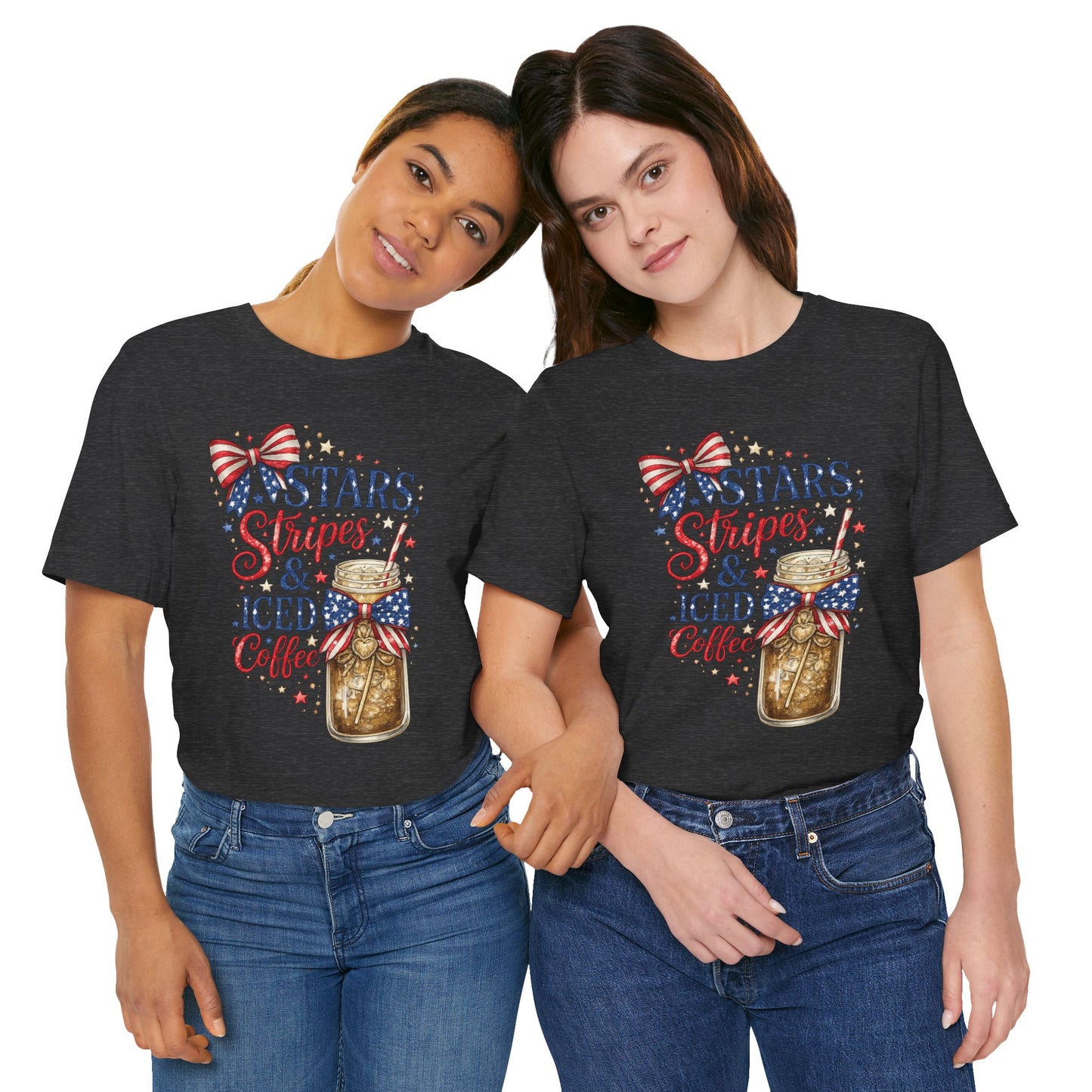 Stars Stripes & Iced Coffee Short Sleeve Tee