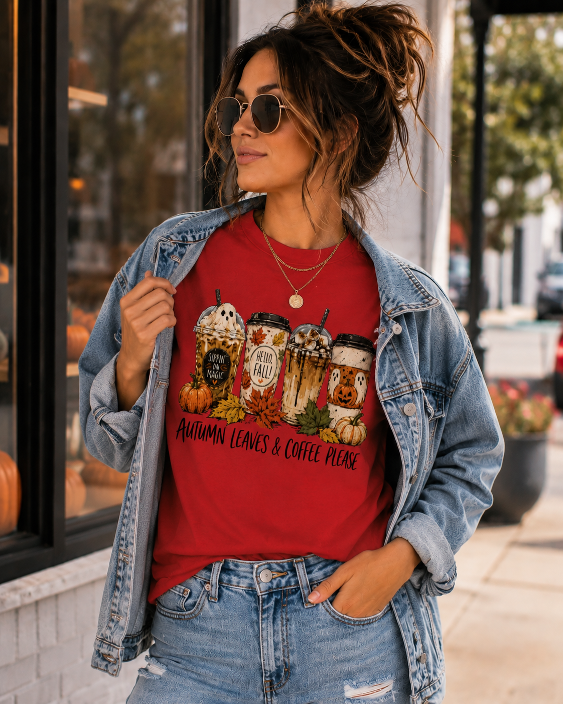 Women's Softstyle Tee — Cozy Fall Essential Lightweight Cotton Tee