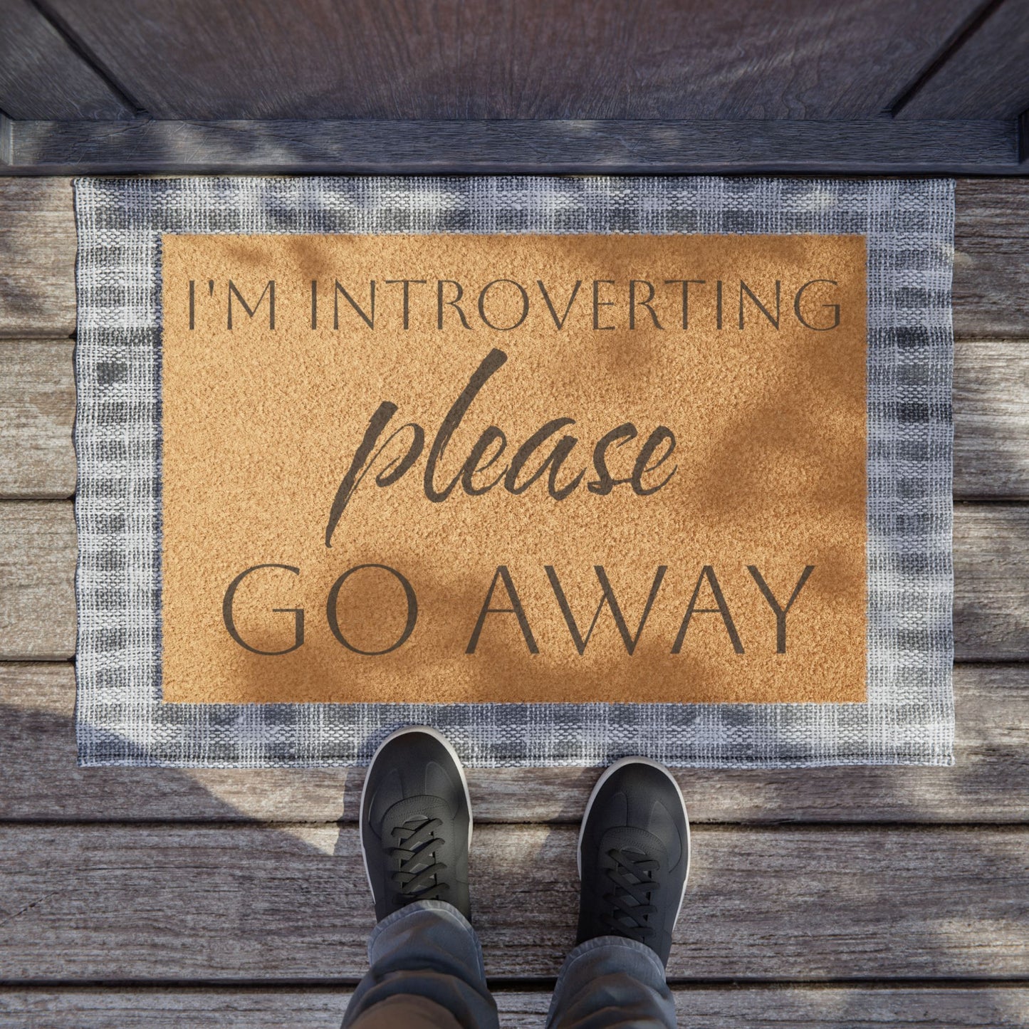 I'm Introverting Doormat