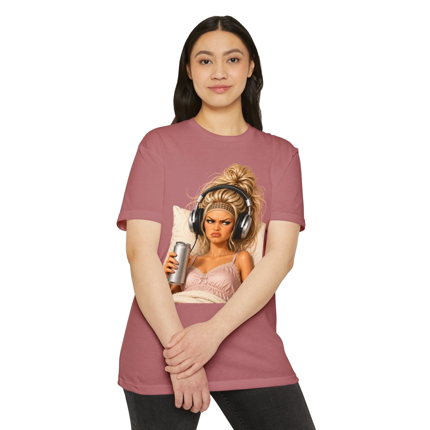 Grumpy Blonde Cotton Blend Tee
