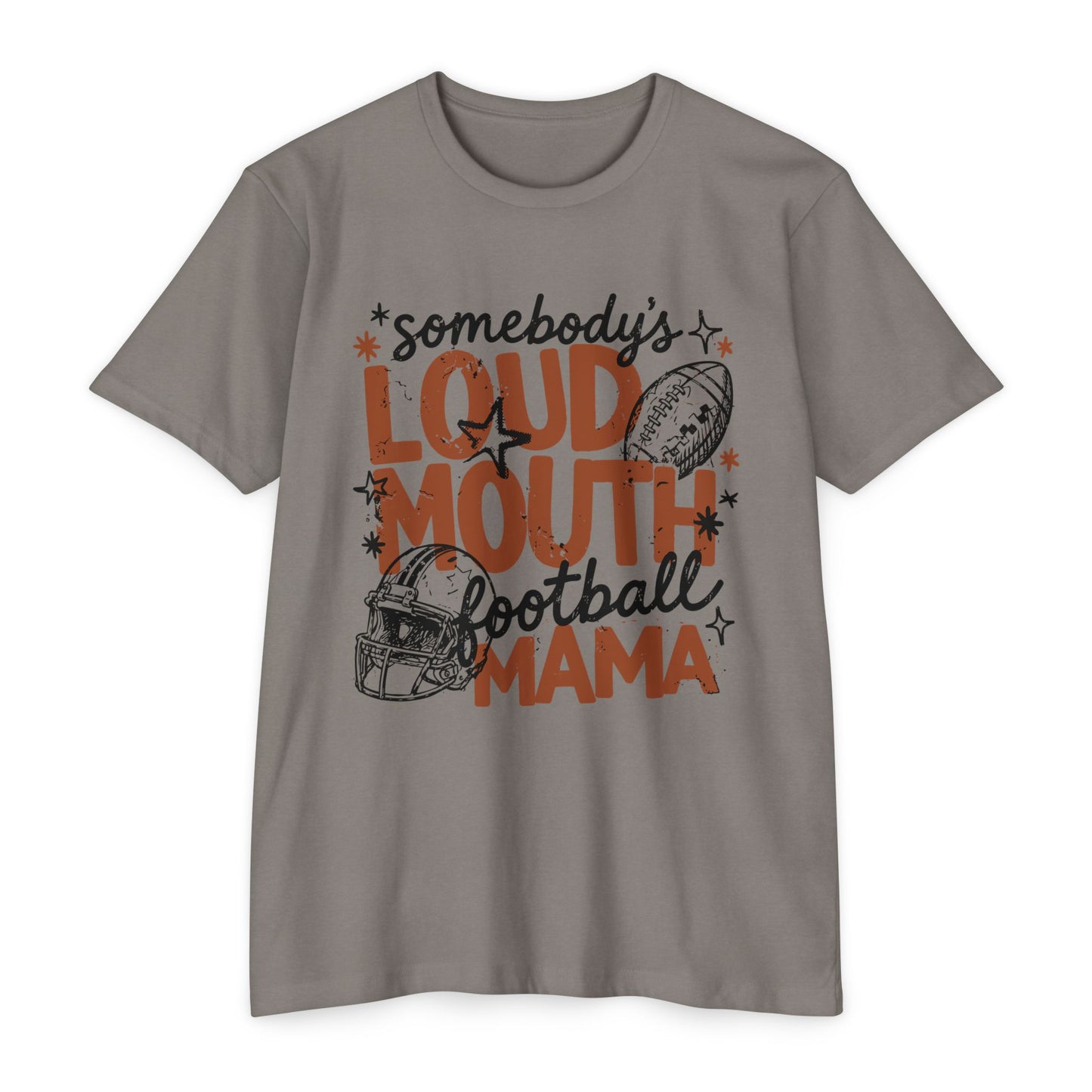 Somebody's Loud Mouth Football Mama T-Shirt