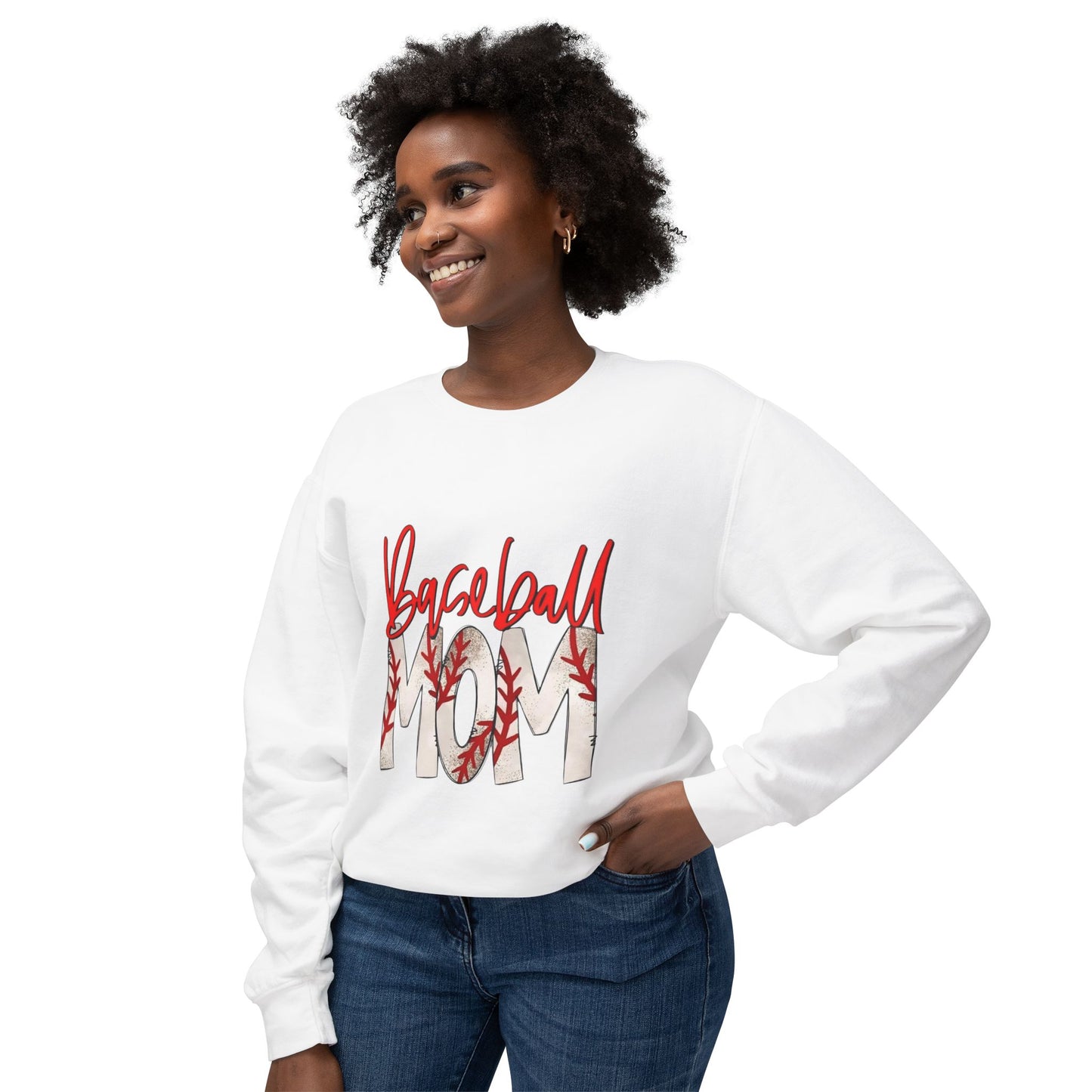 Baseball Mom Crewneck Sweatshirt