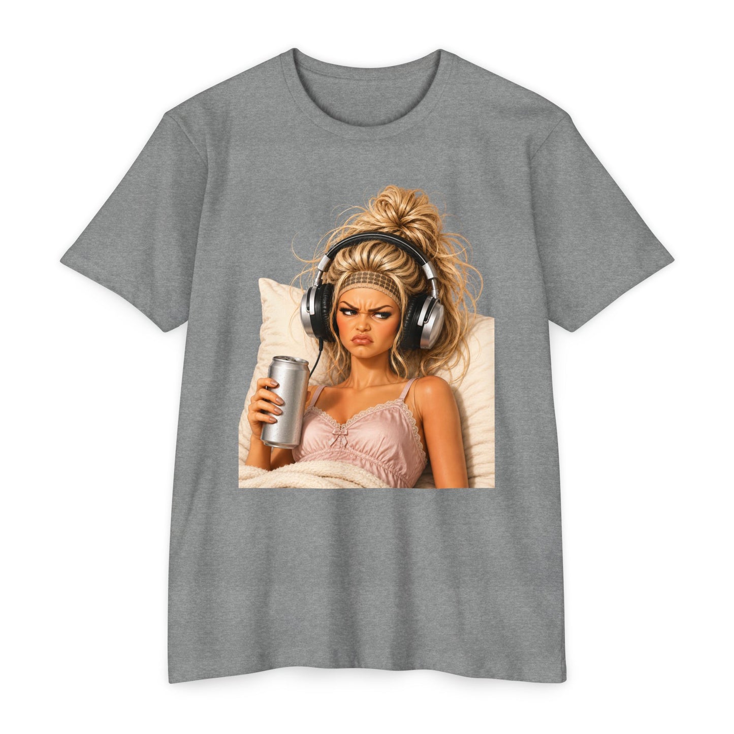 Grumpy Blonde Cotton Blend Tee