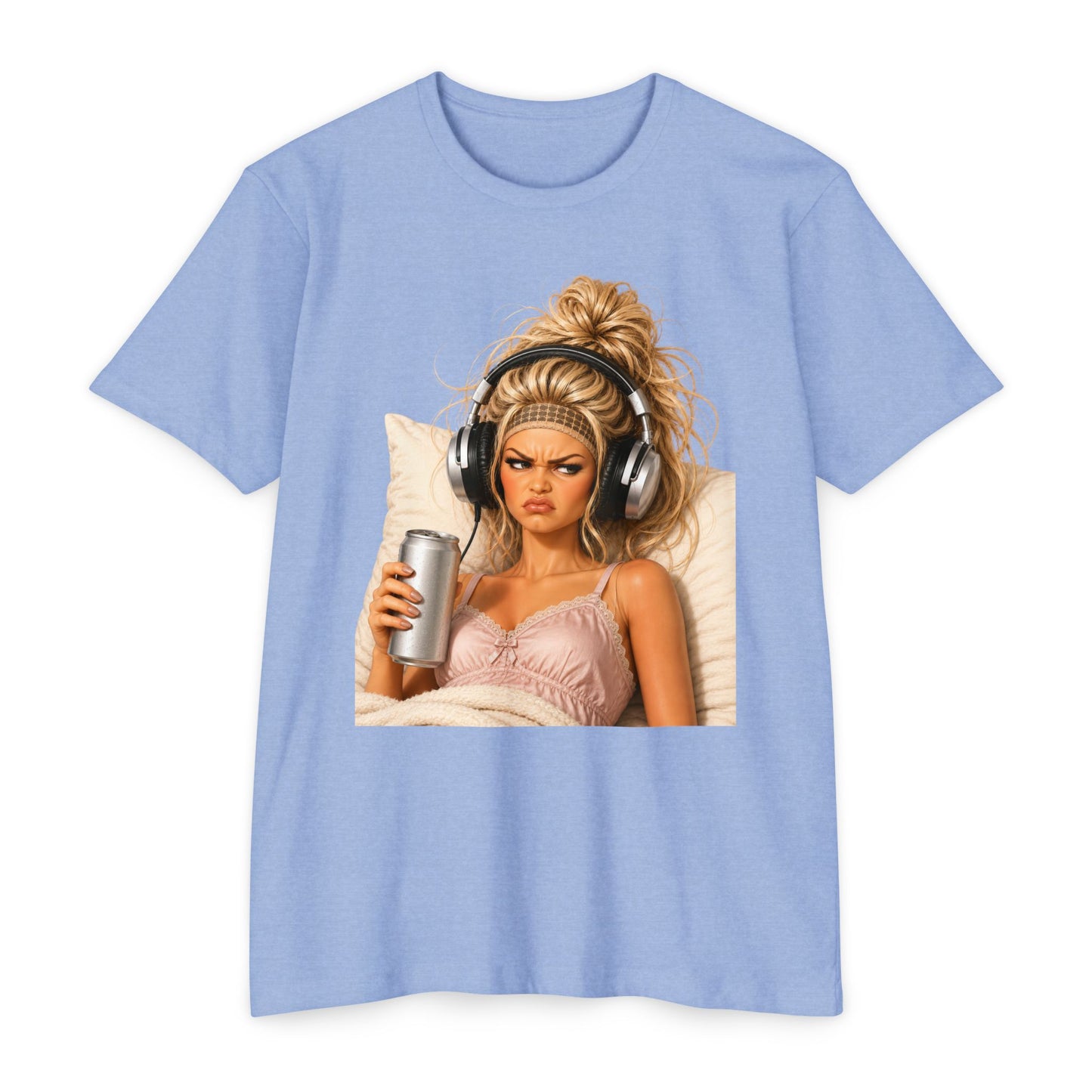 Grumpy Blonde Cotton Blend Tee