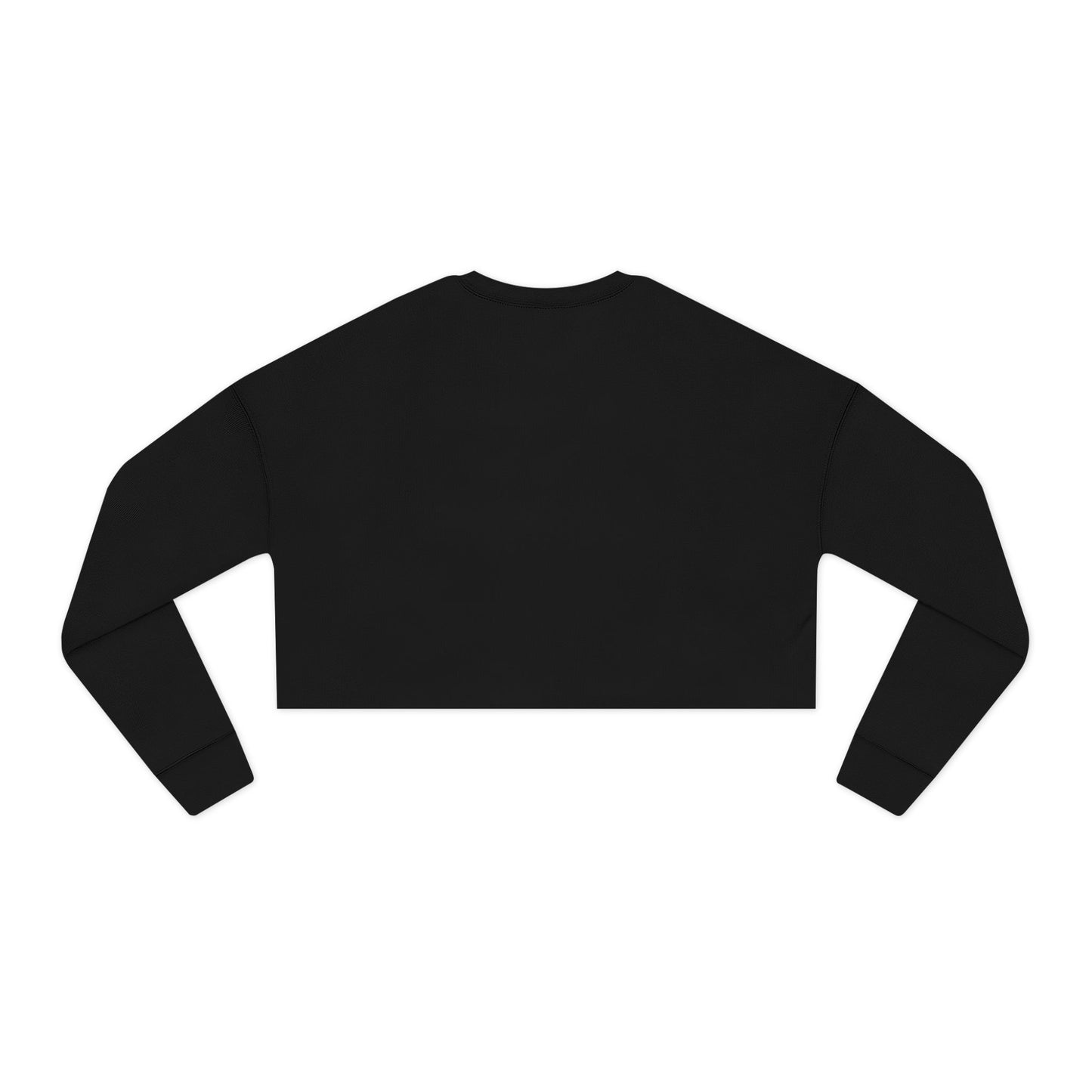 Halloween Ghost Costume Cropped Sweatshirt — Spooky Pumpkin & Ghost Design