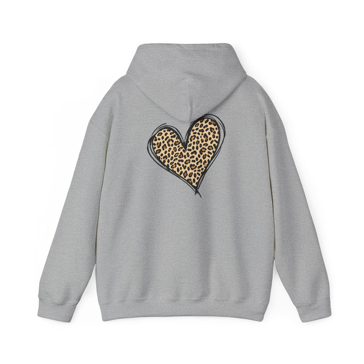 Leopard Heart Hoodie