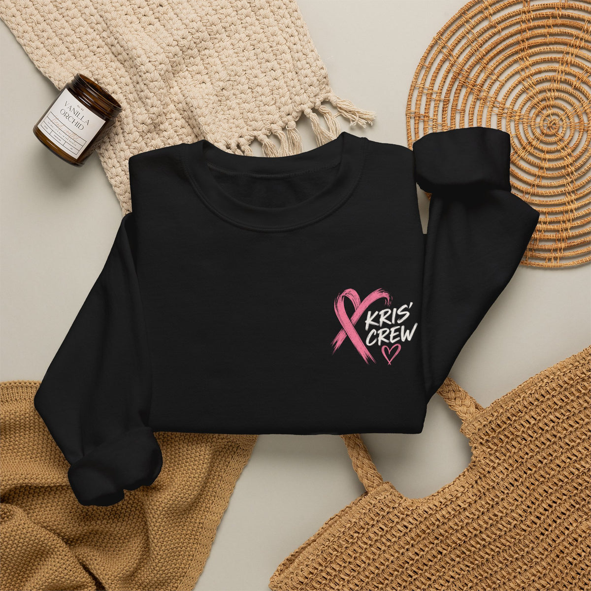 Kris’ Crew — No One Fights Alone Crewneck