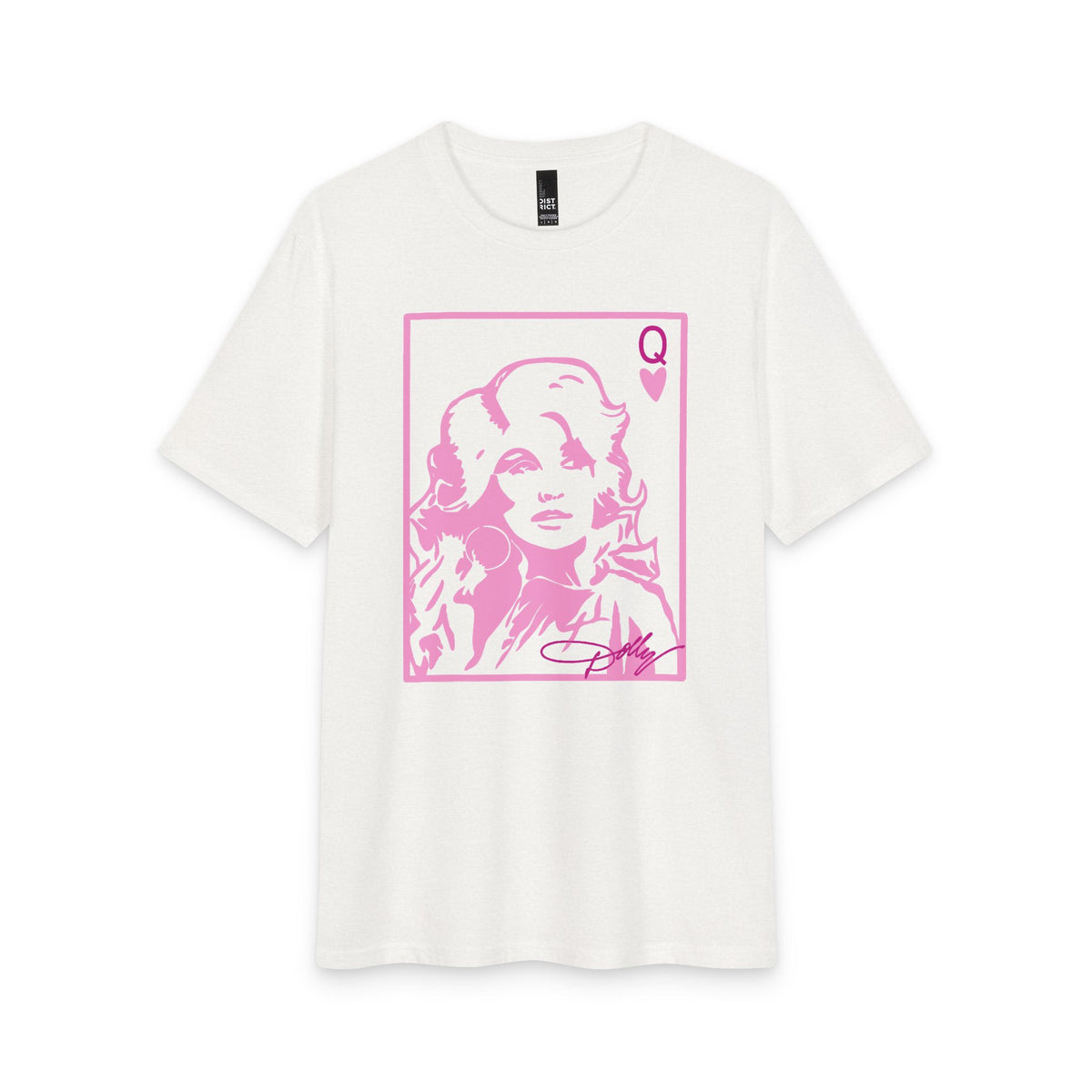 Queen of Hearts Pink Portrait T‑Shirt