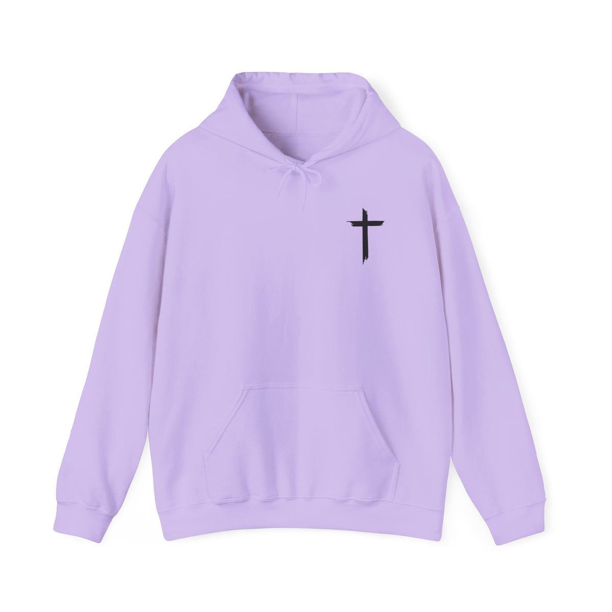 Brushstroke Cross Hoodie