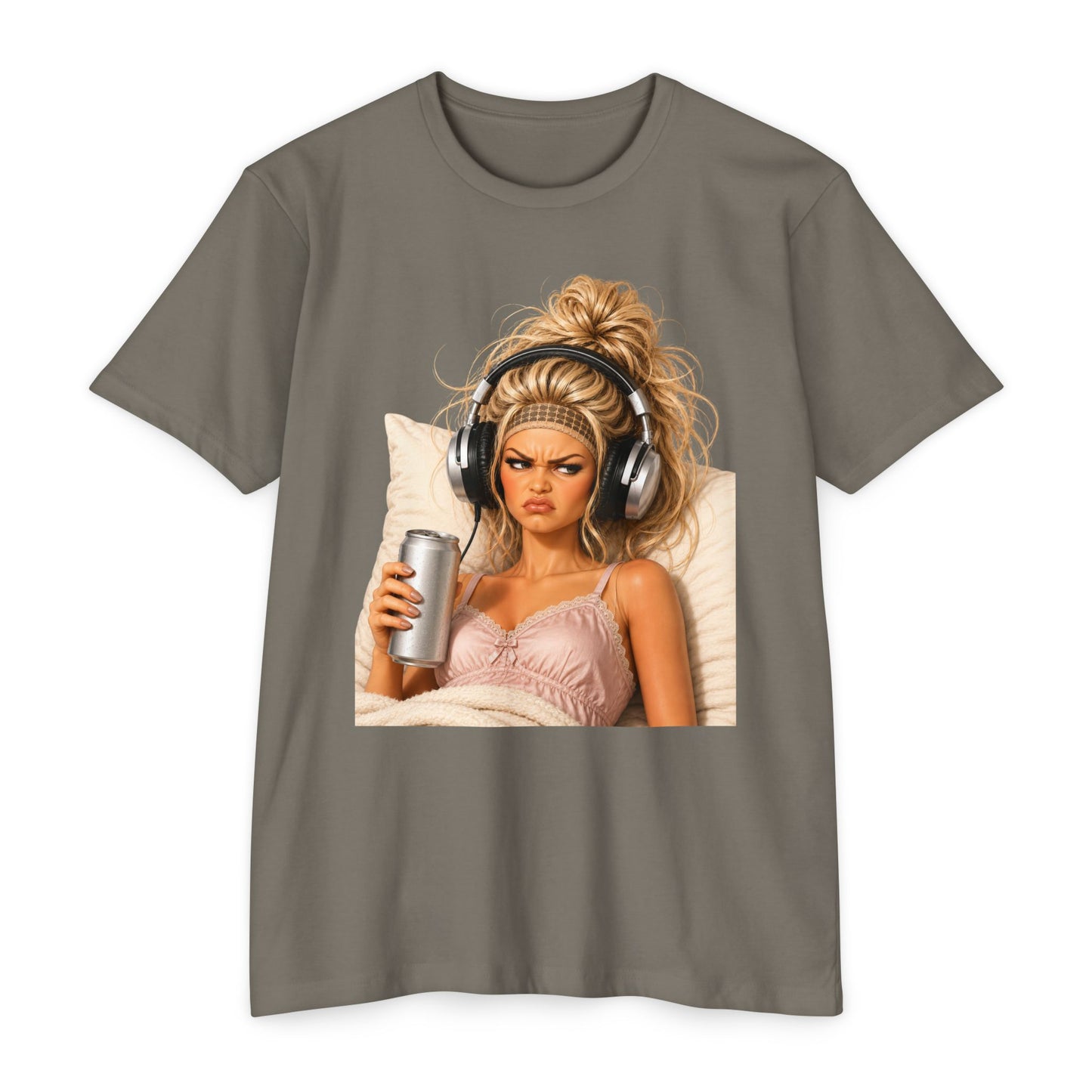 Grumpy Blonde Cotton Blend Tee