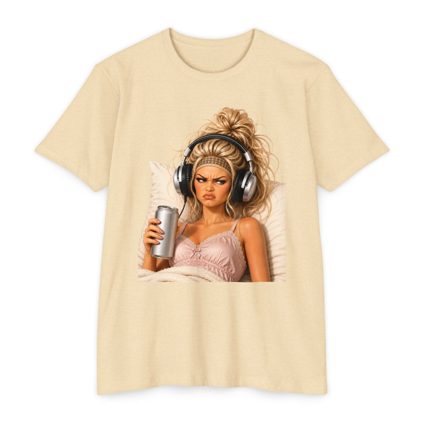 Grumpy Blonde Cotton Blend Tee