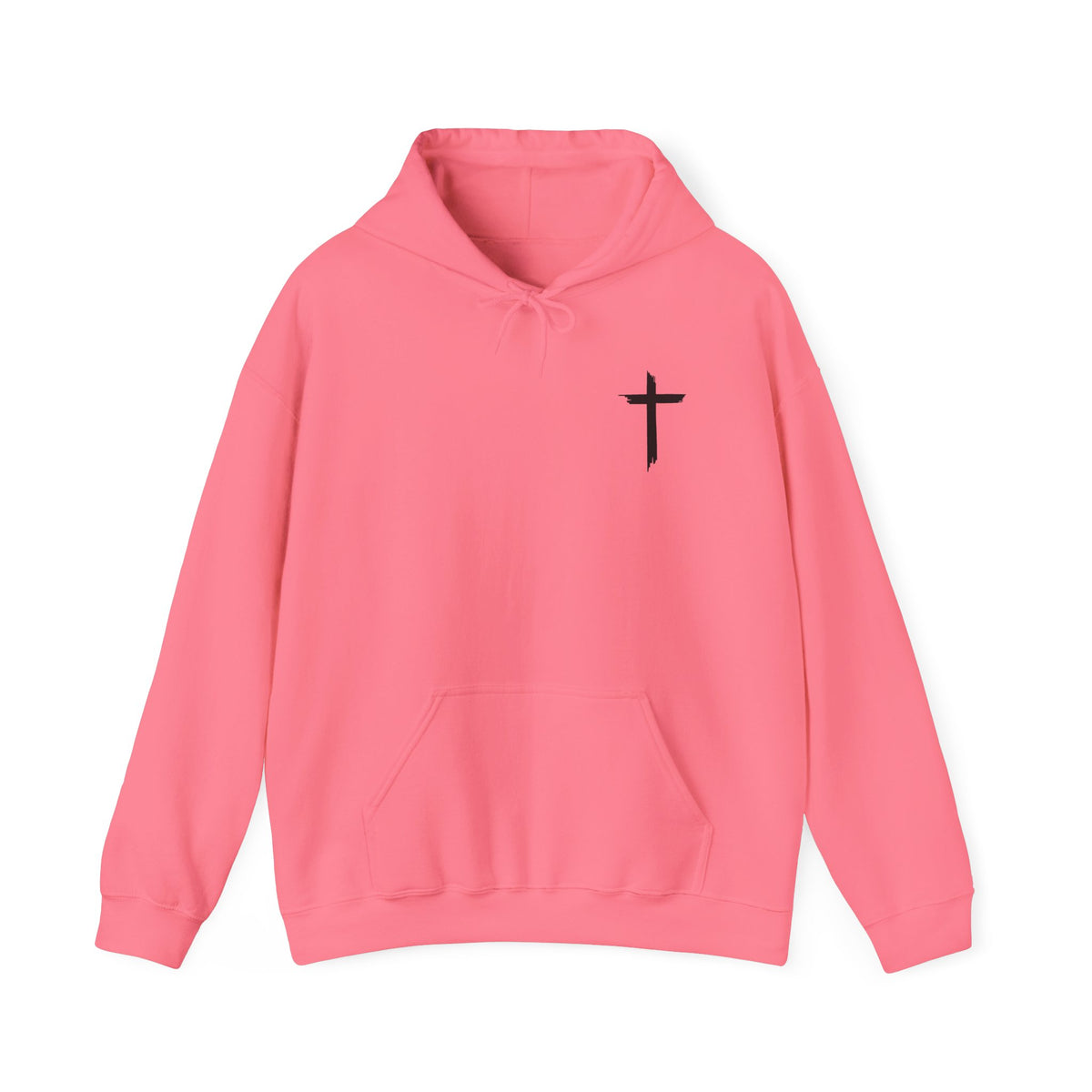 Brushstroke Cross Hoodie