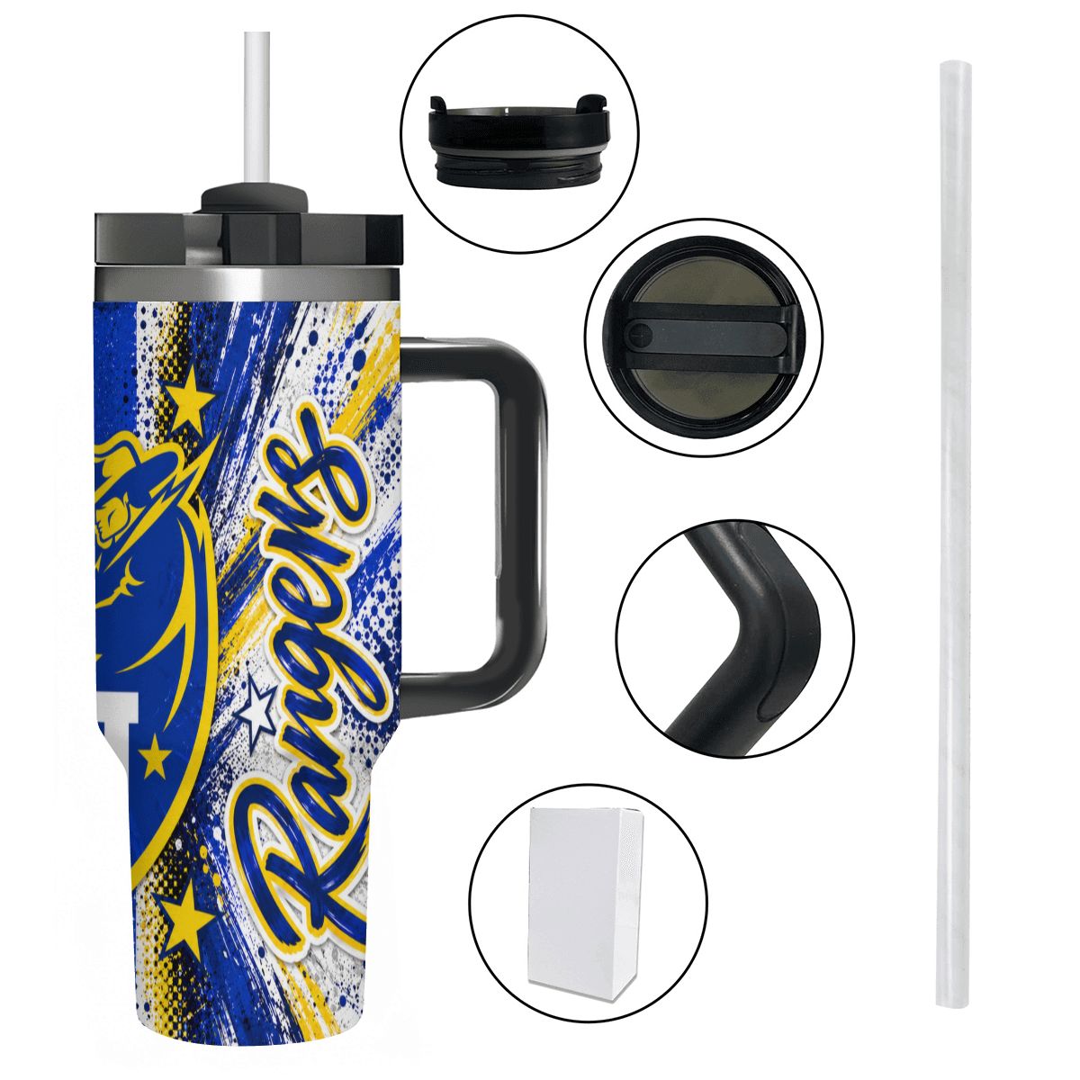 Big Ranger Energy | 40oz Tumbler with Handle and Straw