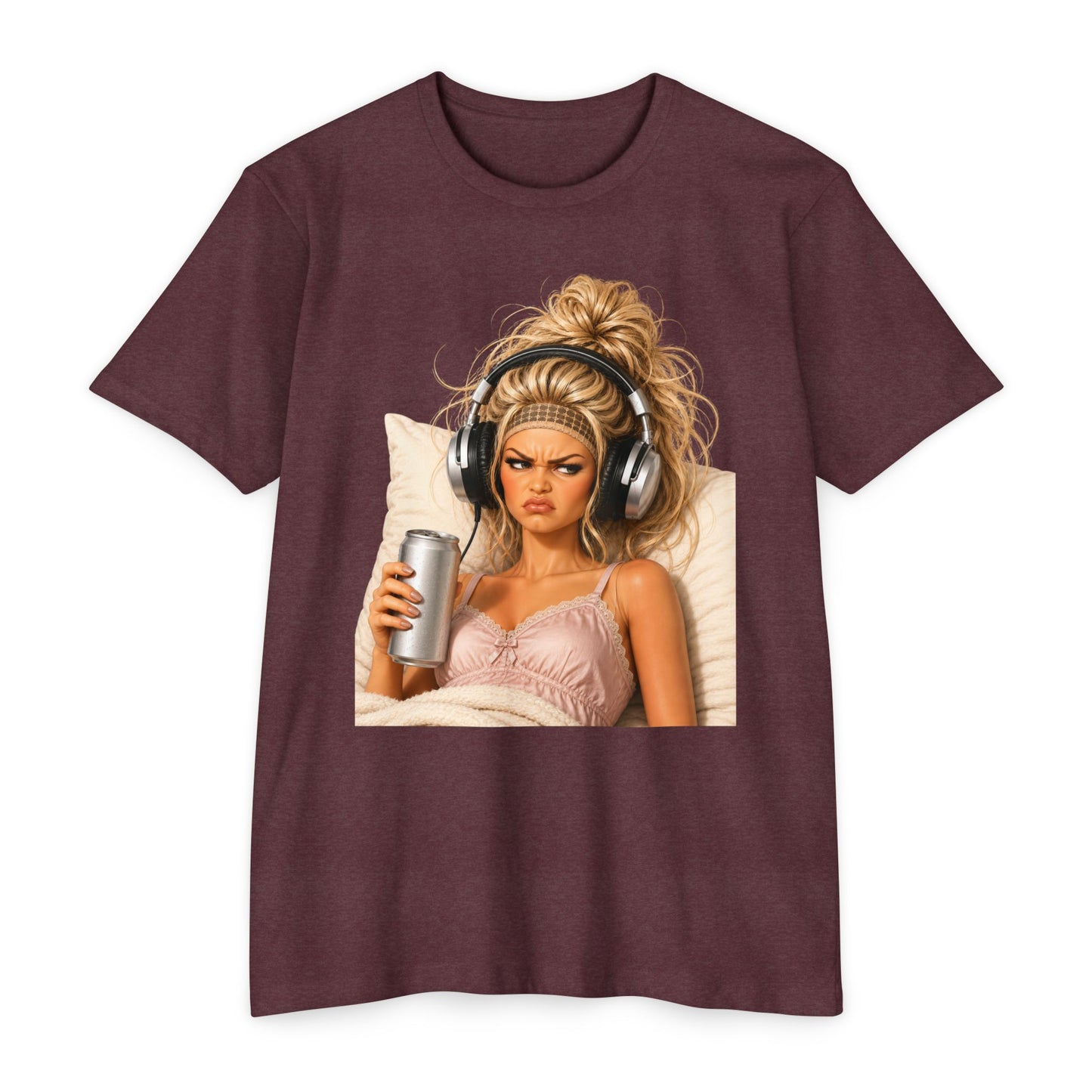Grumpy Blonde Cotton Blend Tee