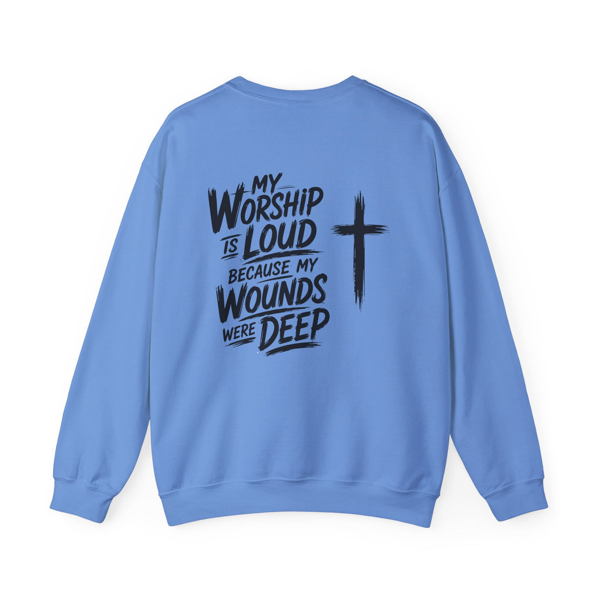 Brushstroke Cross Crewneck