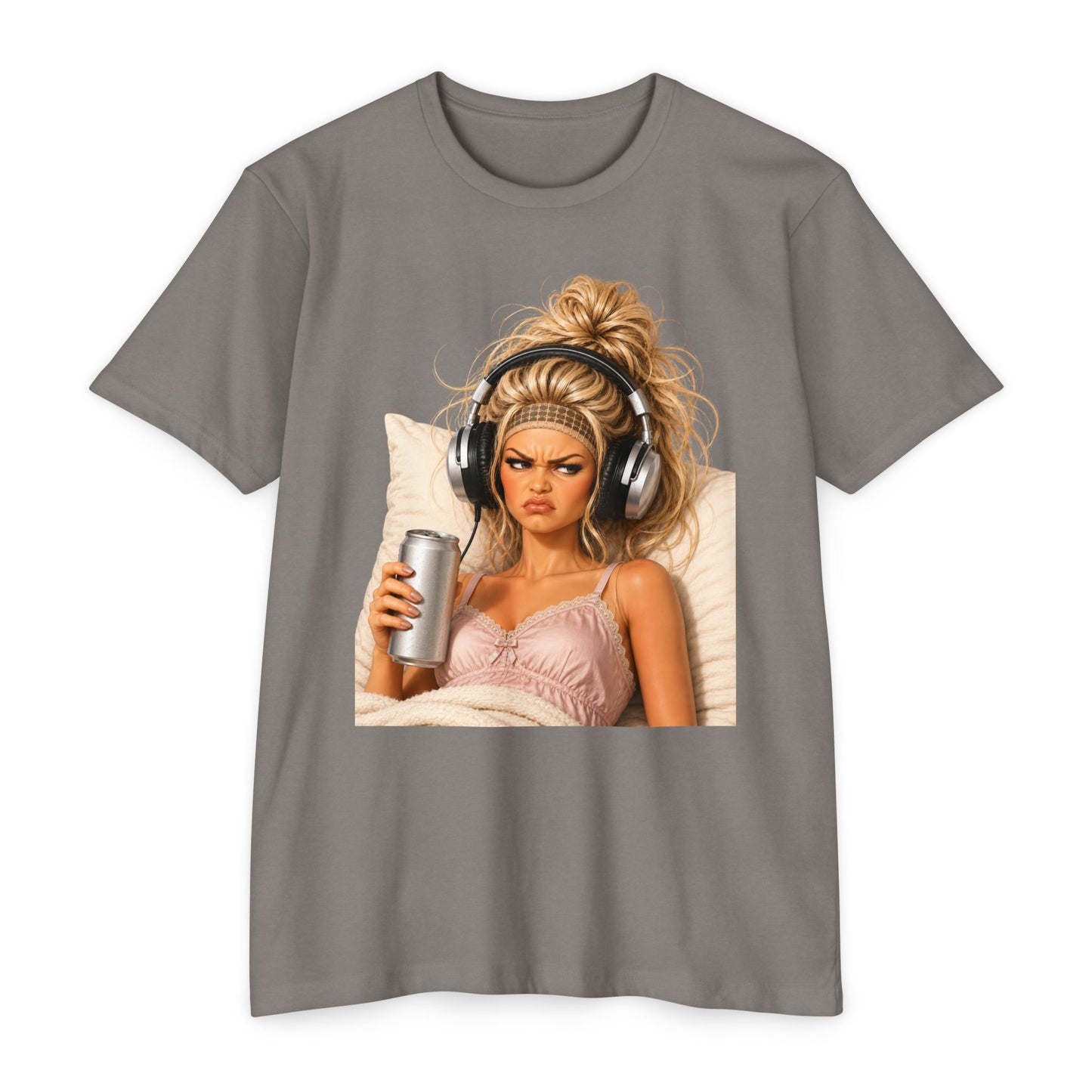 Grumpy Blonde Cotton Blend Tee