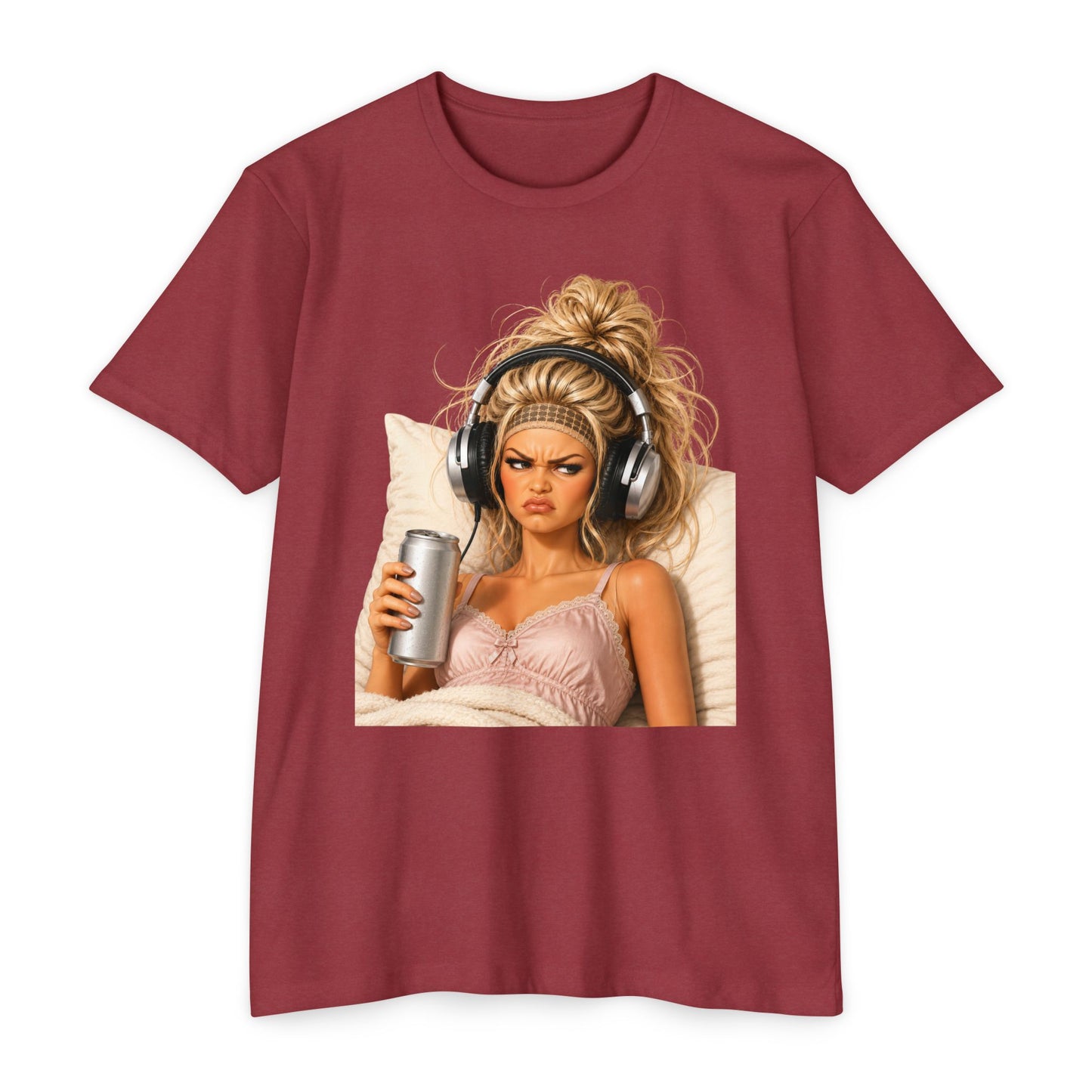 Grumpy Blonde Cotton Blend Tee