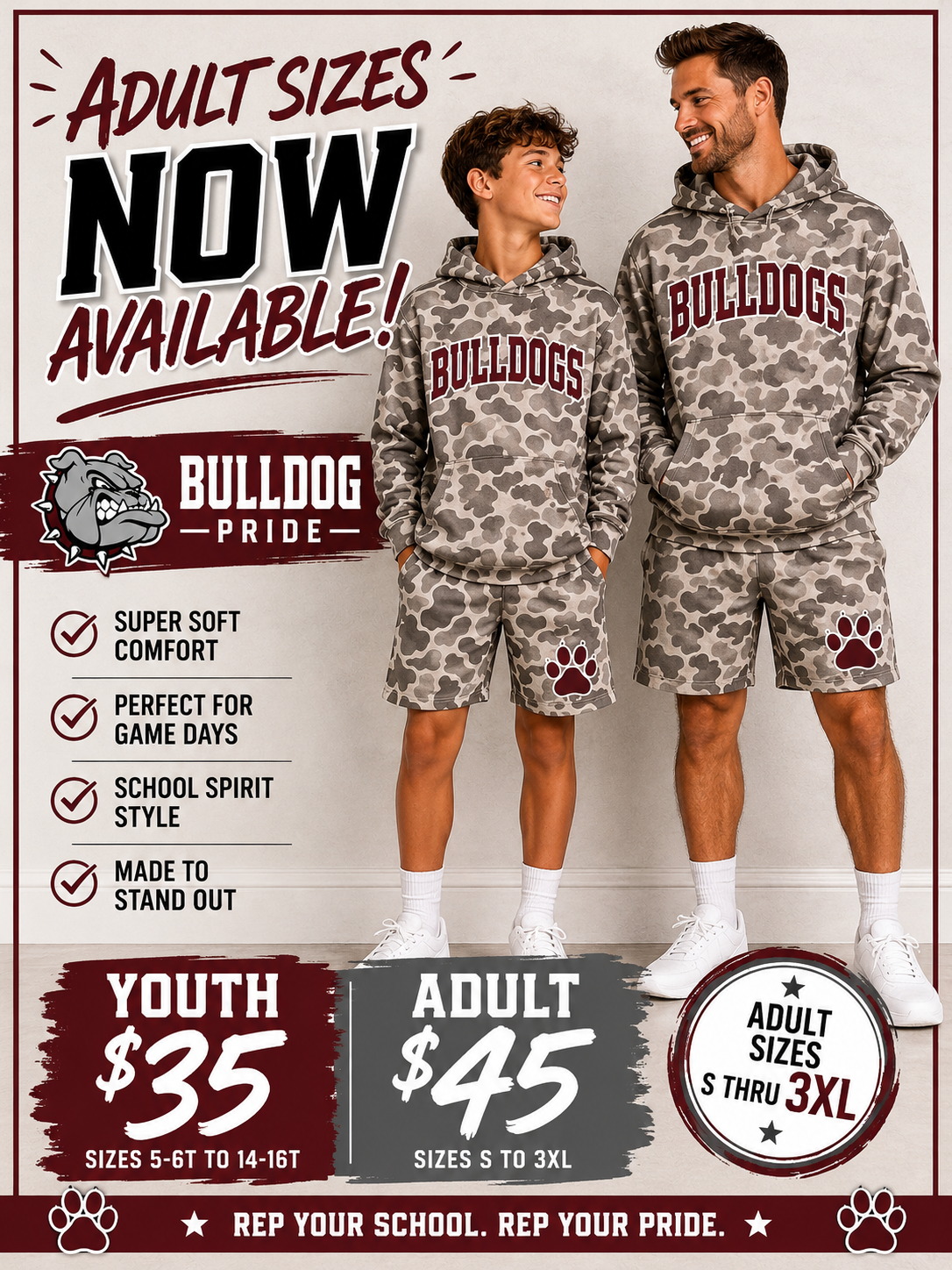 🐾 ROSSFORD BULLDOGS BOYS PRE-SALE 🐾