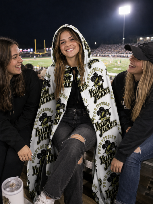 Perrysburg Yellow Jackets Game Day Hooded Cloak