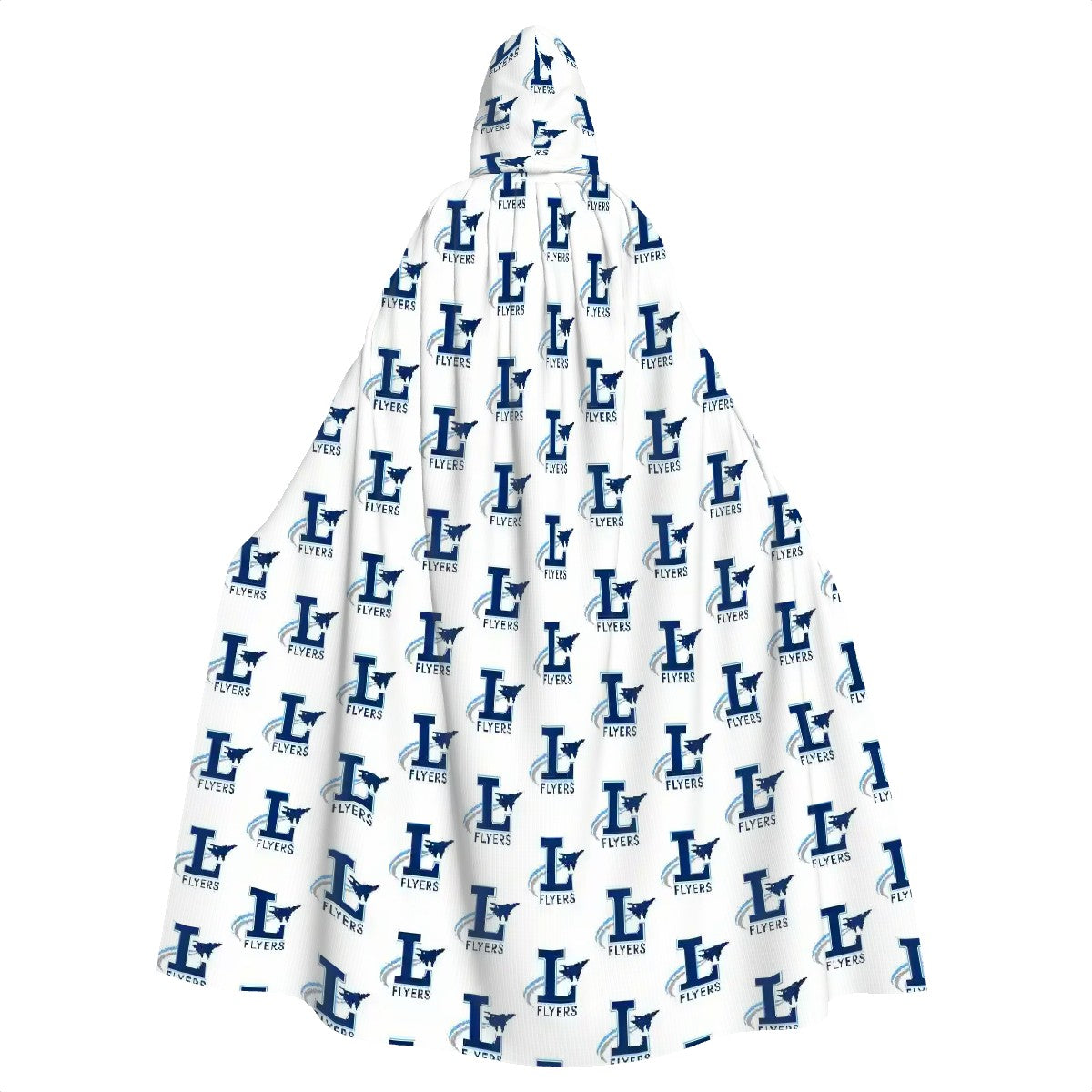 Lake Flyers Game Day Hooded Cloak – Blue & White Spirit Wear
