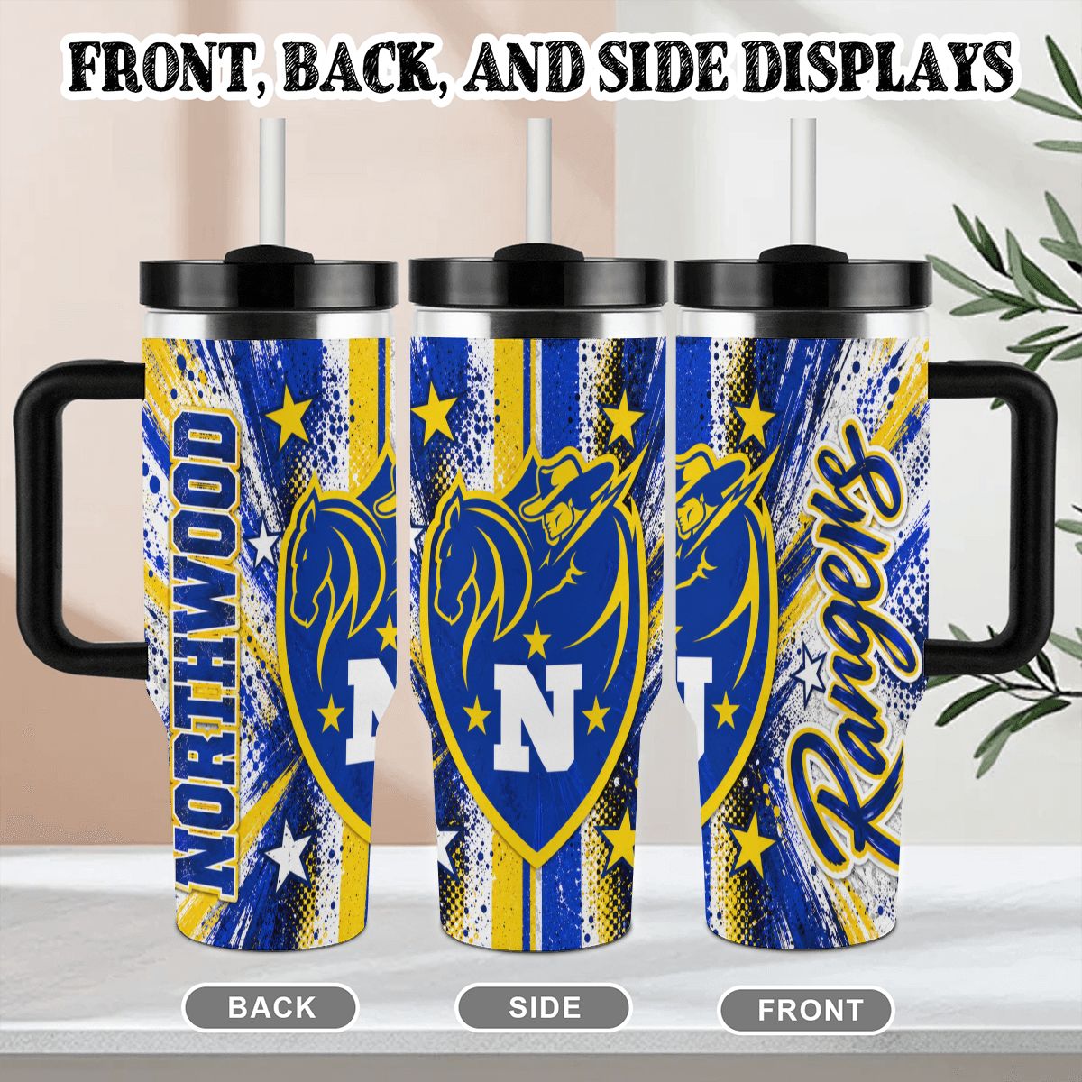 Big Ranger Energy | 40oz Tumbler with Handle and Straw