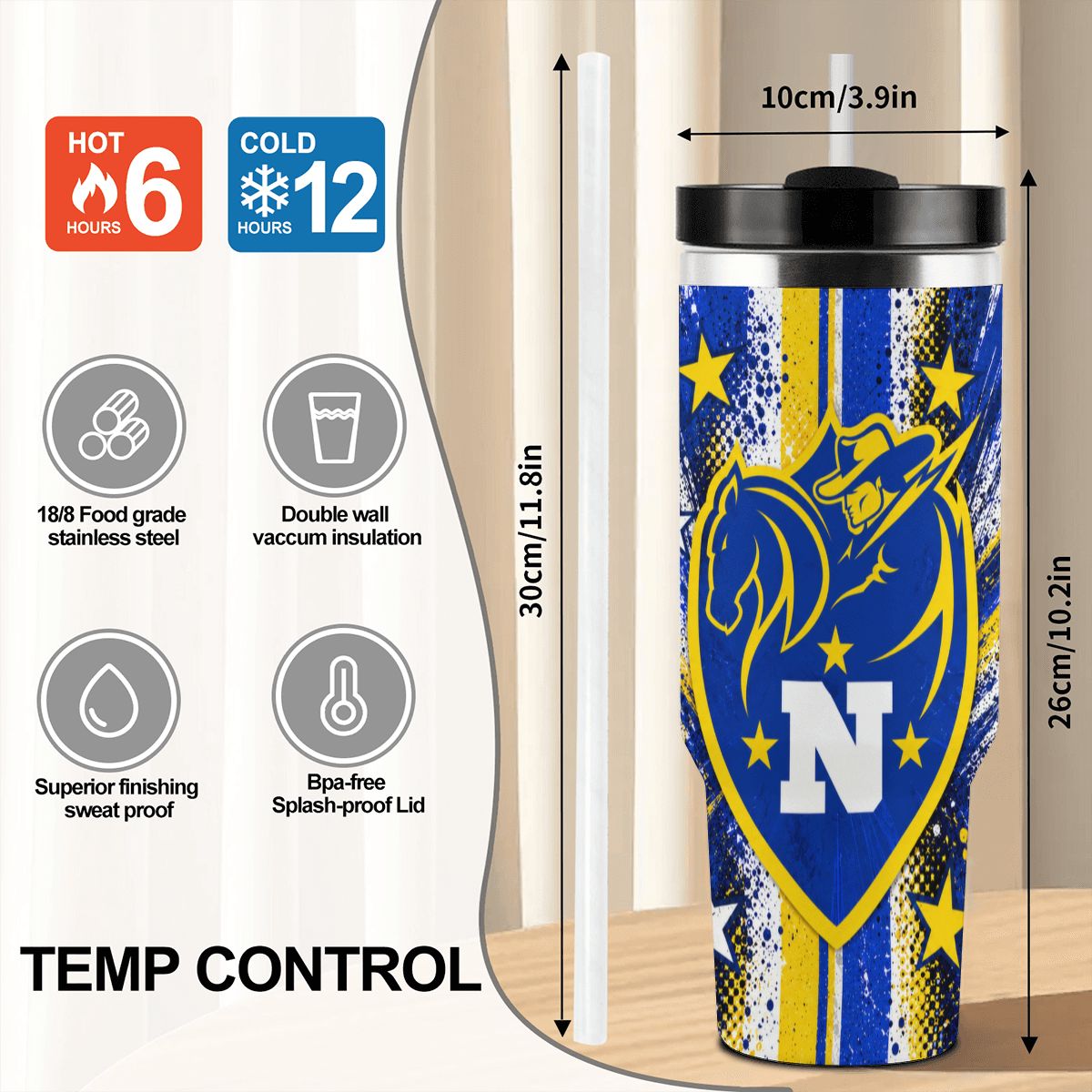 Big Ranger Energy | 40oz Tumbler with Handle and Straw