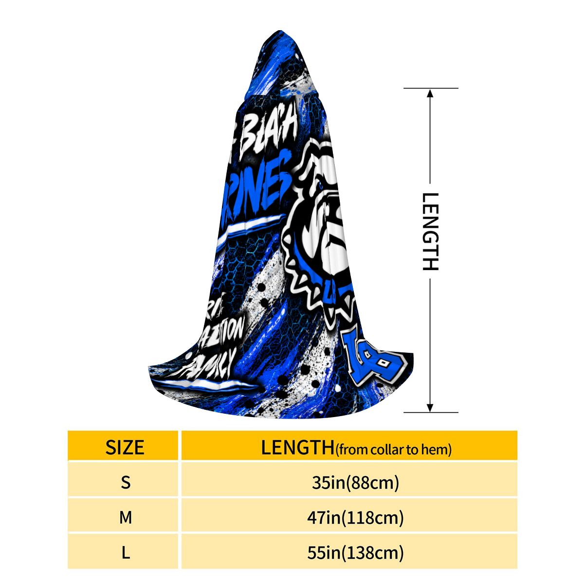 Long Beach Marines Hooded Cloak | Youth