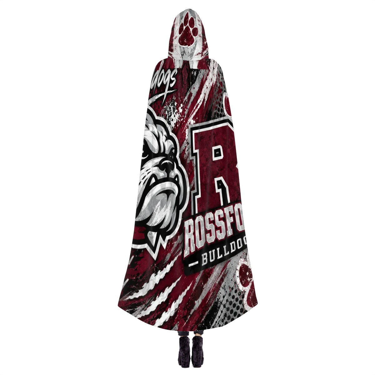 Rossford Bulldogs Hooded Cloak